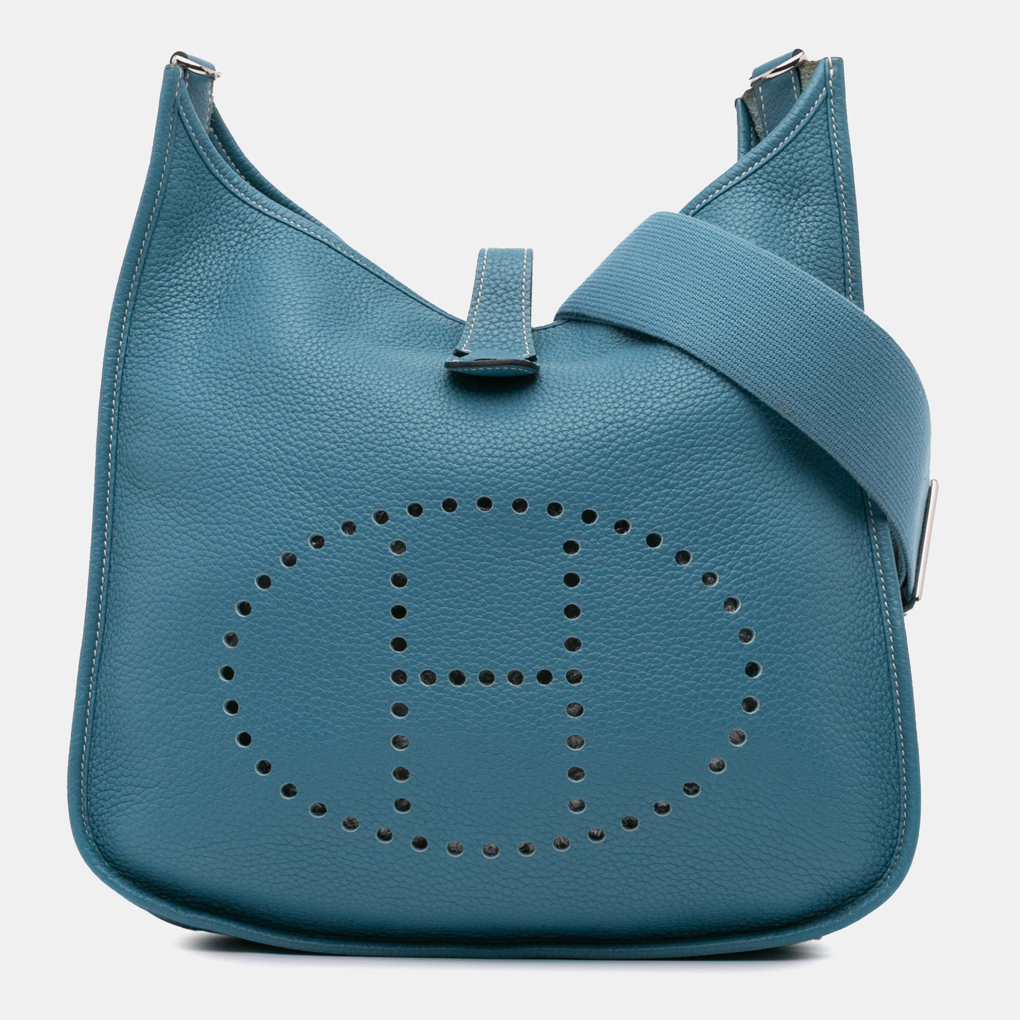 

Hermes Blue Clemence Evelyne III 29