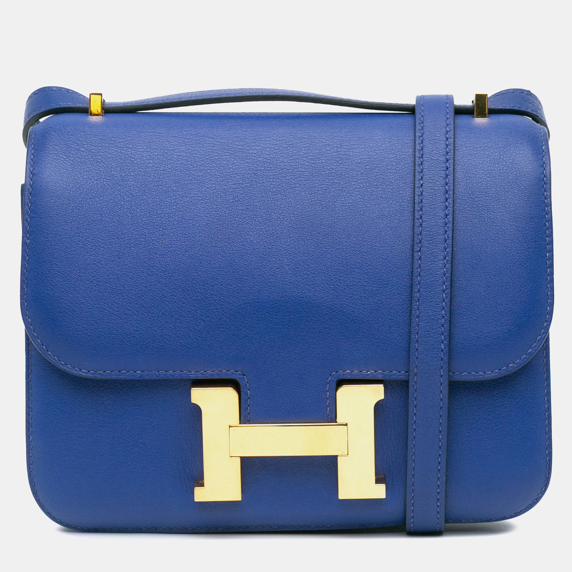 

Hermes Blue Mini Swift Constance 18
