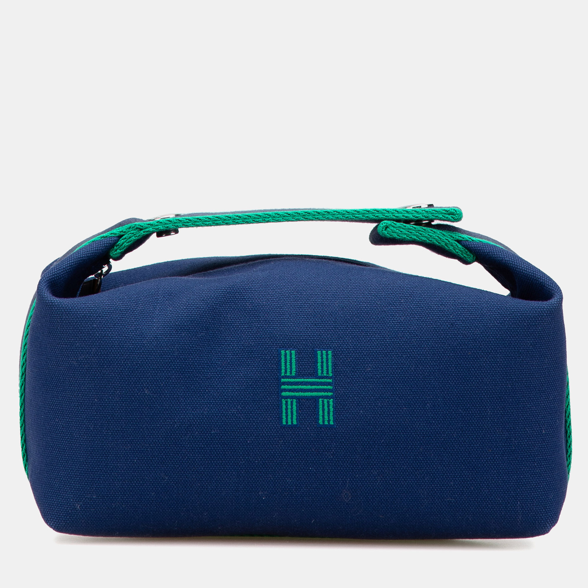 

Hermes Blue Green Small Toile Bride A Brac Case