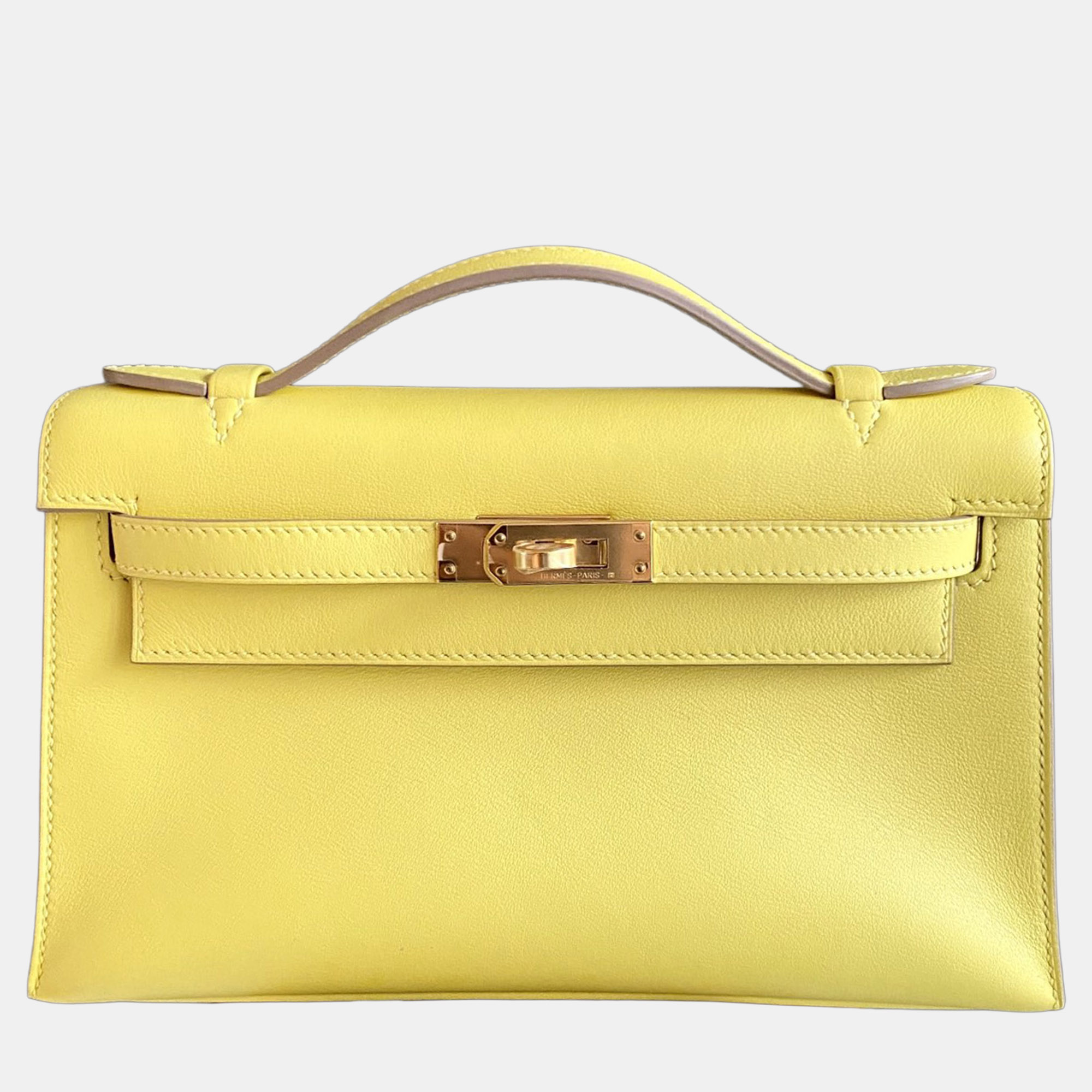 

Hermes Mini Kelly I Yellow Swift Gold hardware