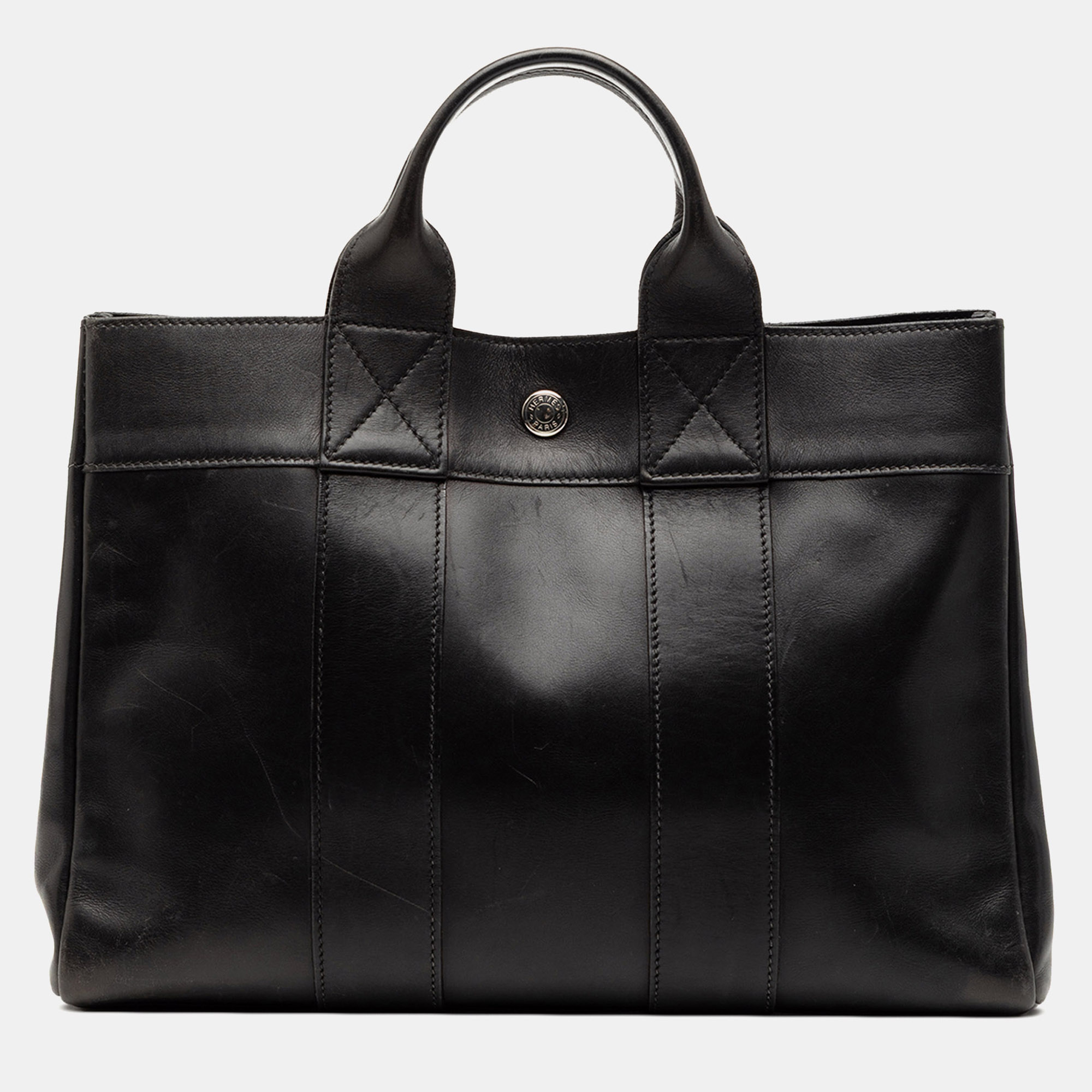 

Hermes Black Box Calf Fourre Tout PM