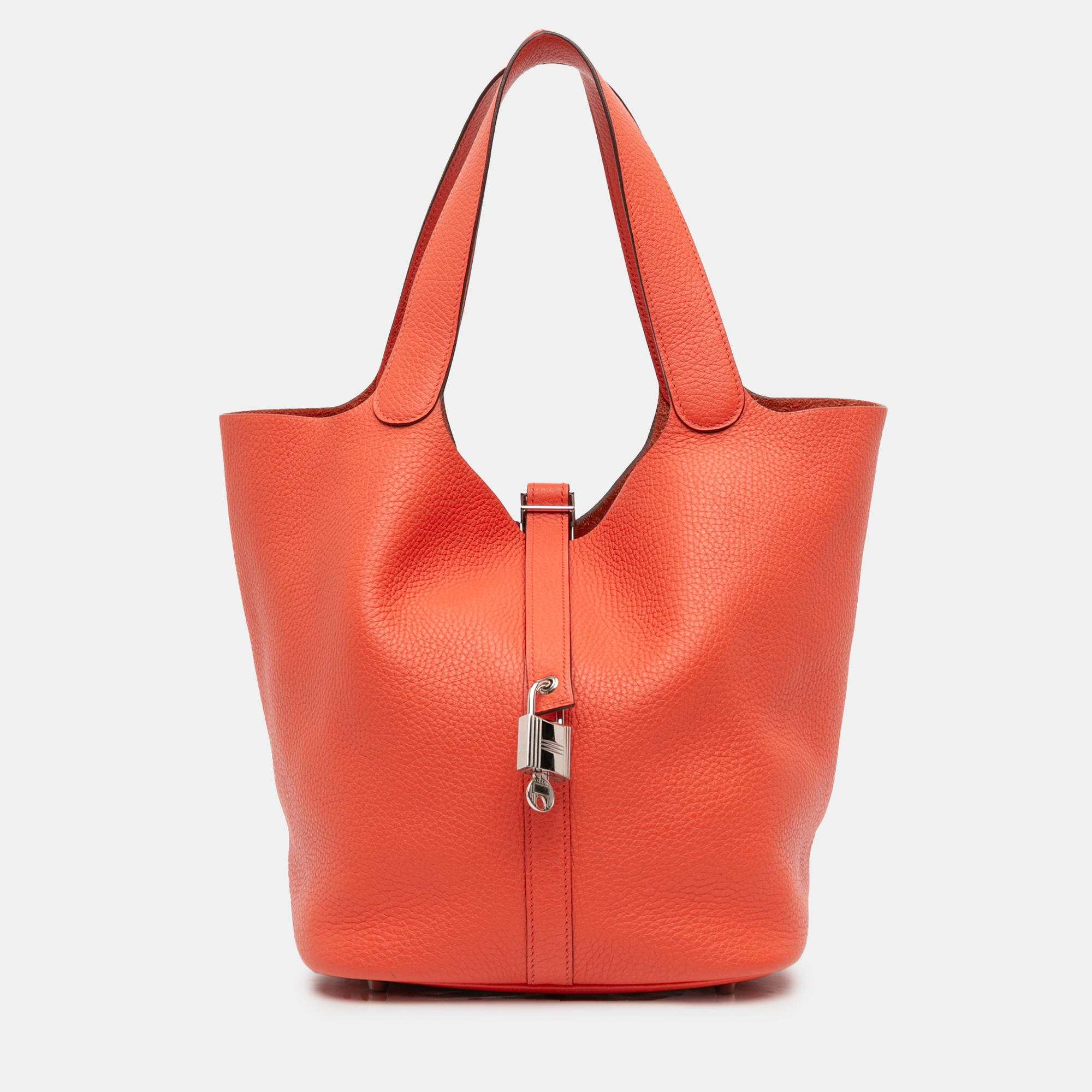 

Hermes Picotin Lock 26 Orange Clemence Bag