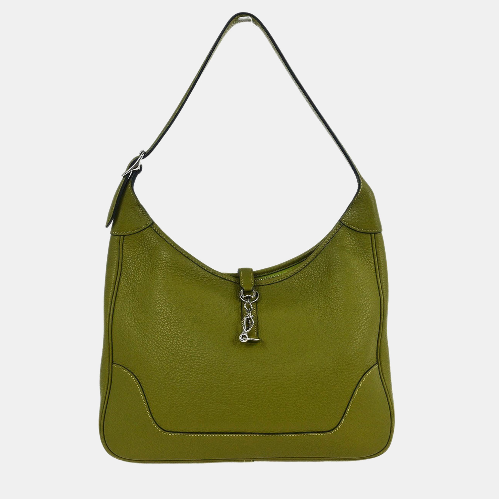 

Hermes Trim 31 Anis Green Taurillon Clemence Leather Shoulder Bag