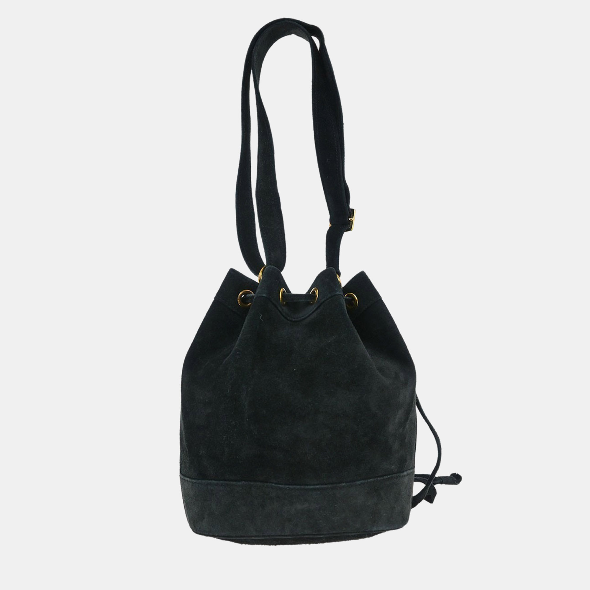 

Hermes Black Doblis Market PM Bucket Shoulder Bag