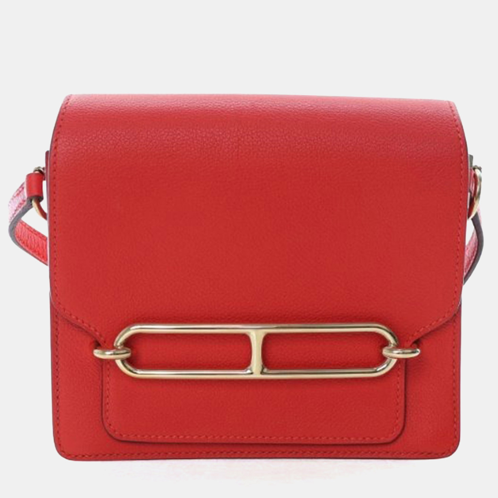 

Hermes Rouge Tomate Evercolor Mini Roulis 18, Red