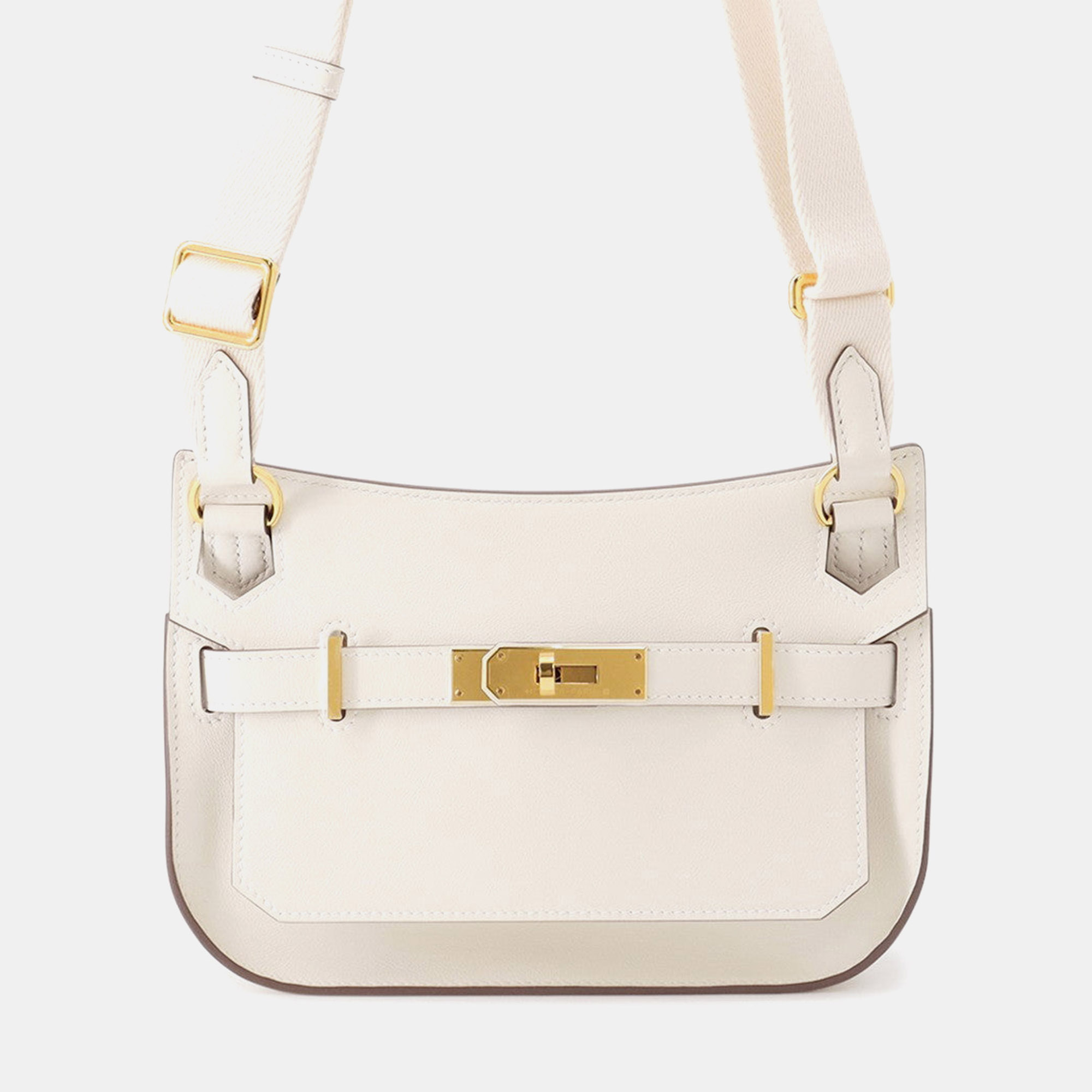 

Hermes Jypsiere Beton Swift Leather Size Mini, White