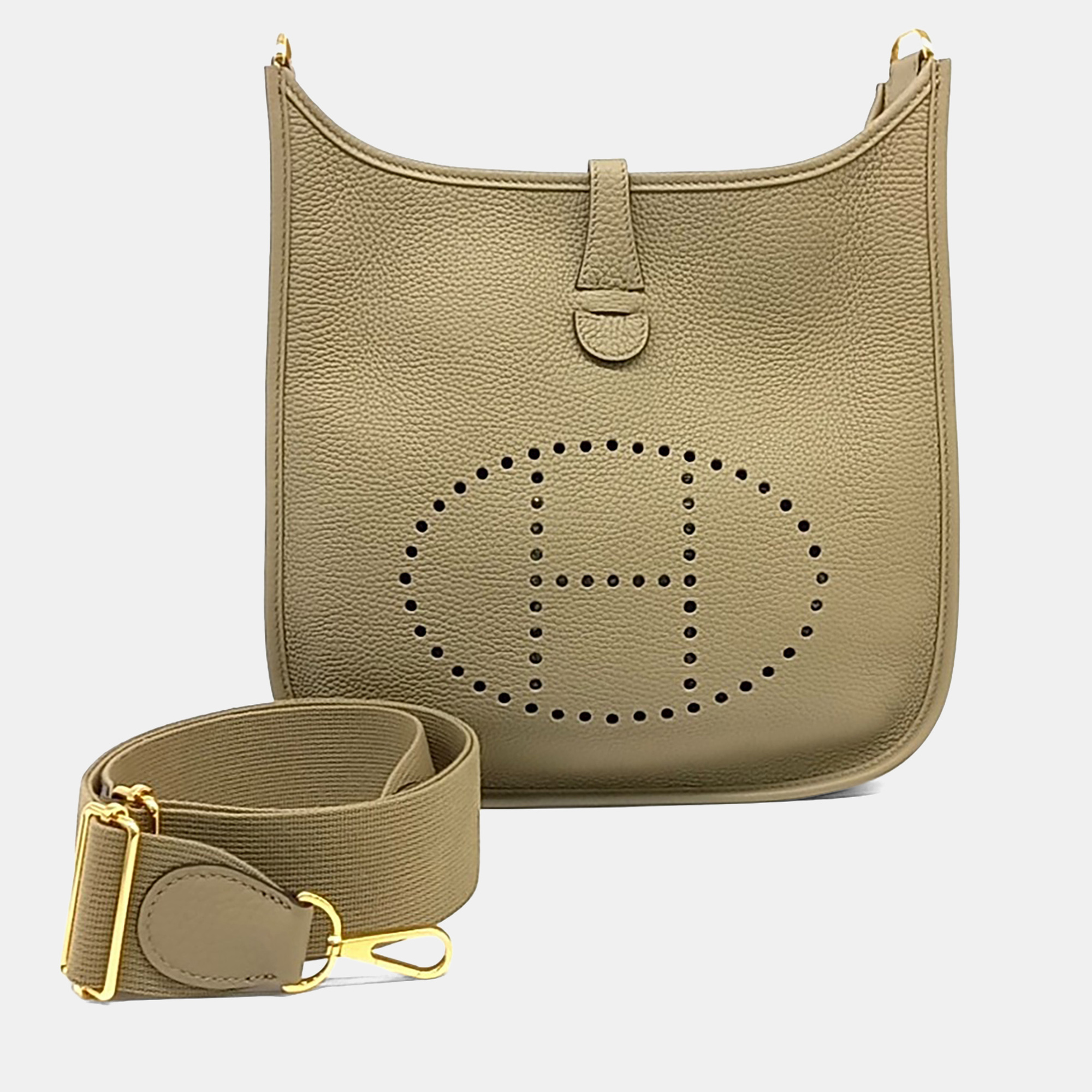 

Hermes Brown Leather Evelyn 29