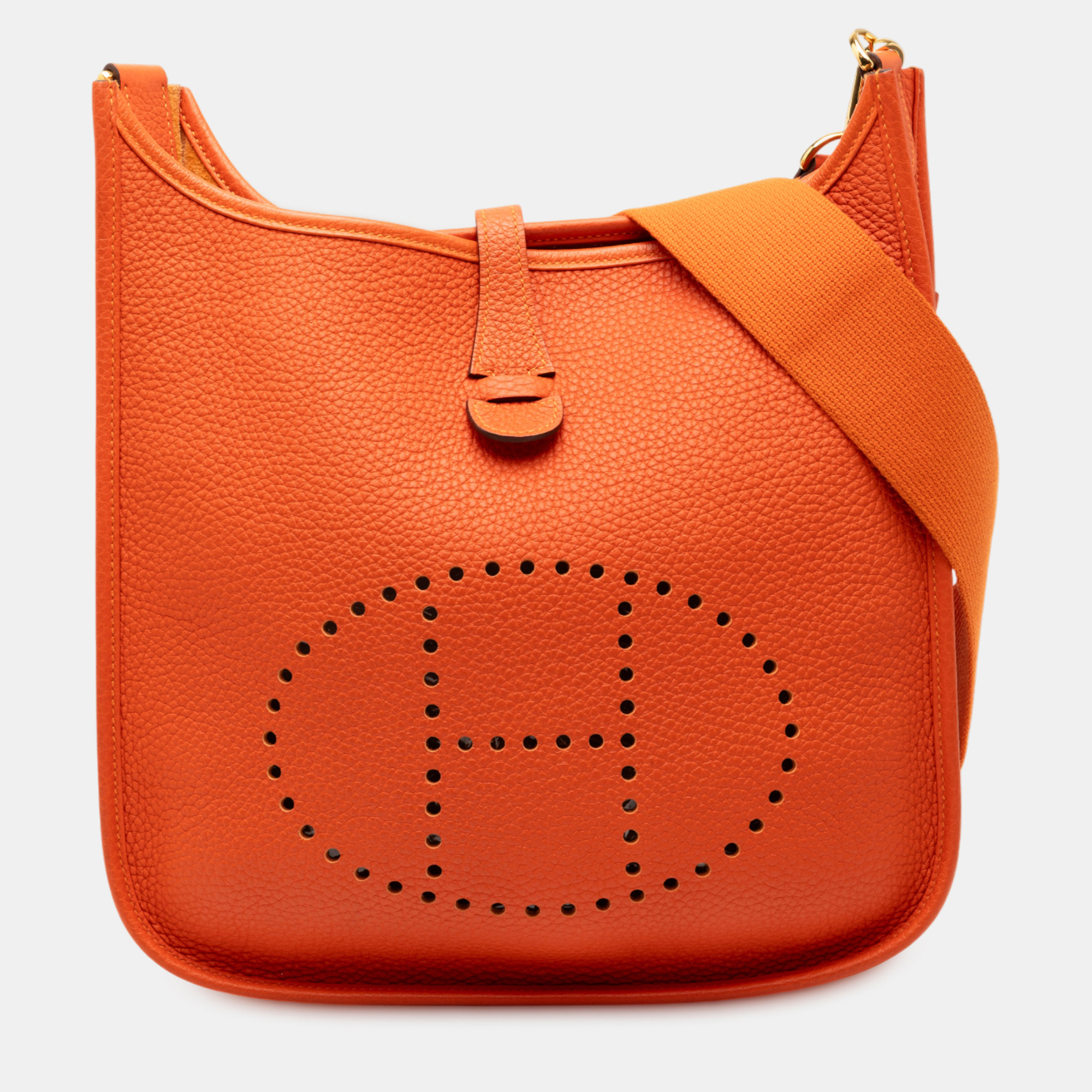 

Hermes Orange Clemence Evelyne III 29