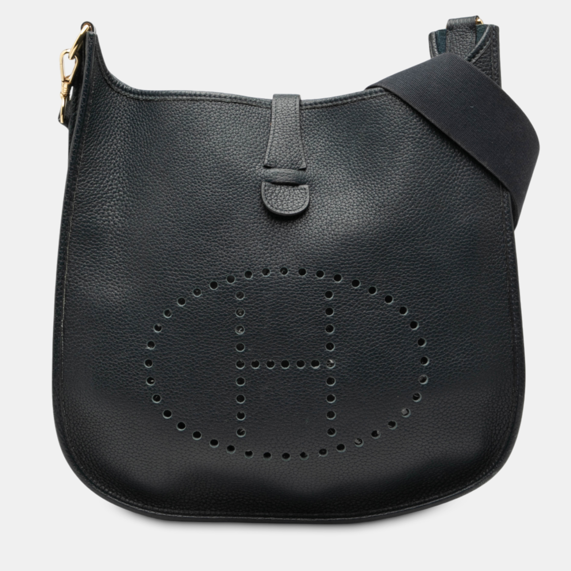 

Hermes Blue Clemence Evelyne I GM