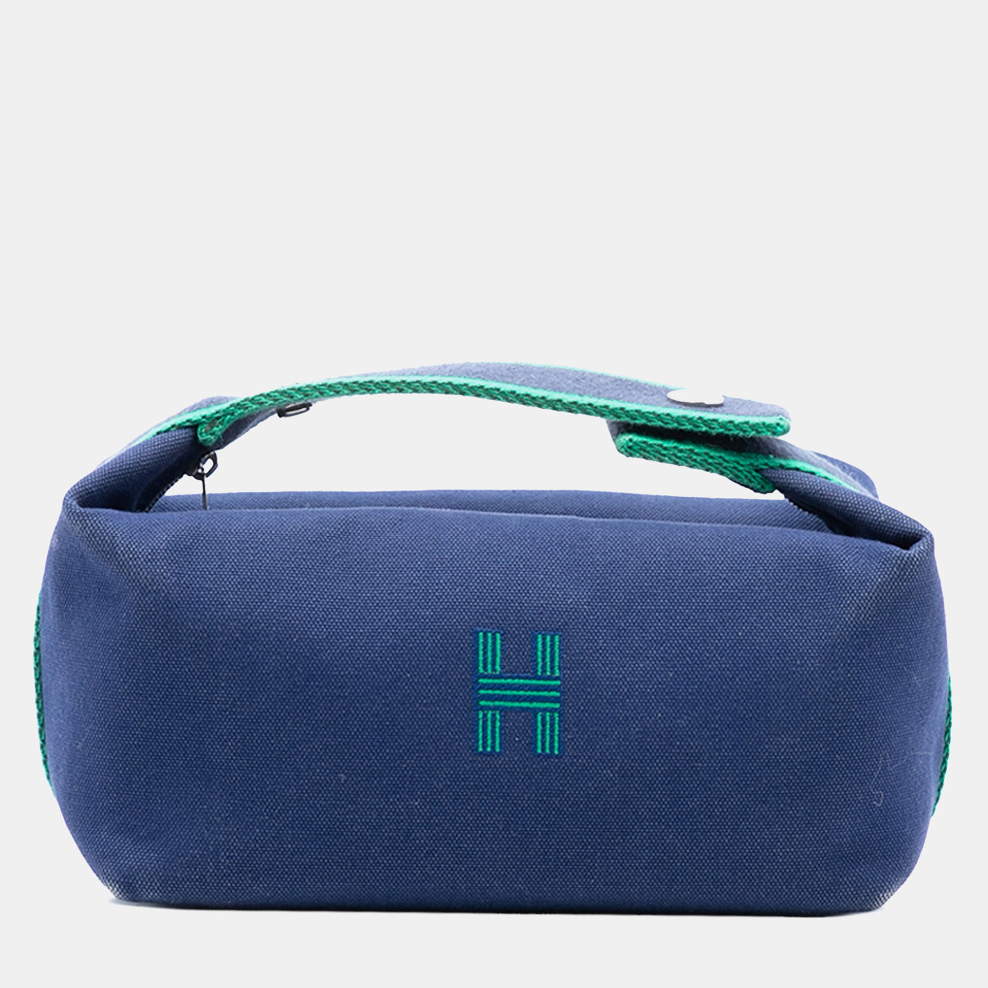 

Hermes Blue Green Small Toile Bride A Brac Case