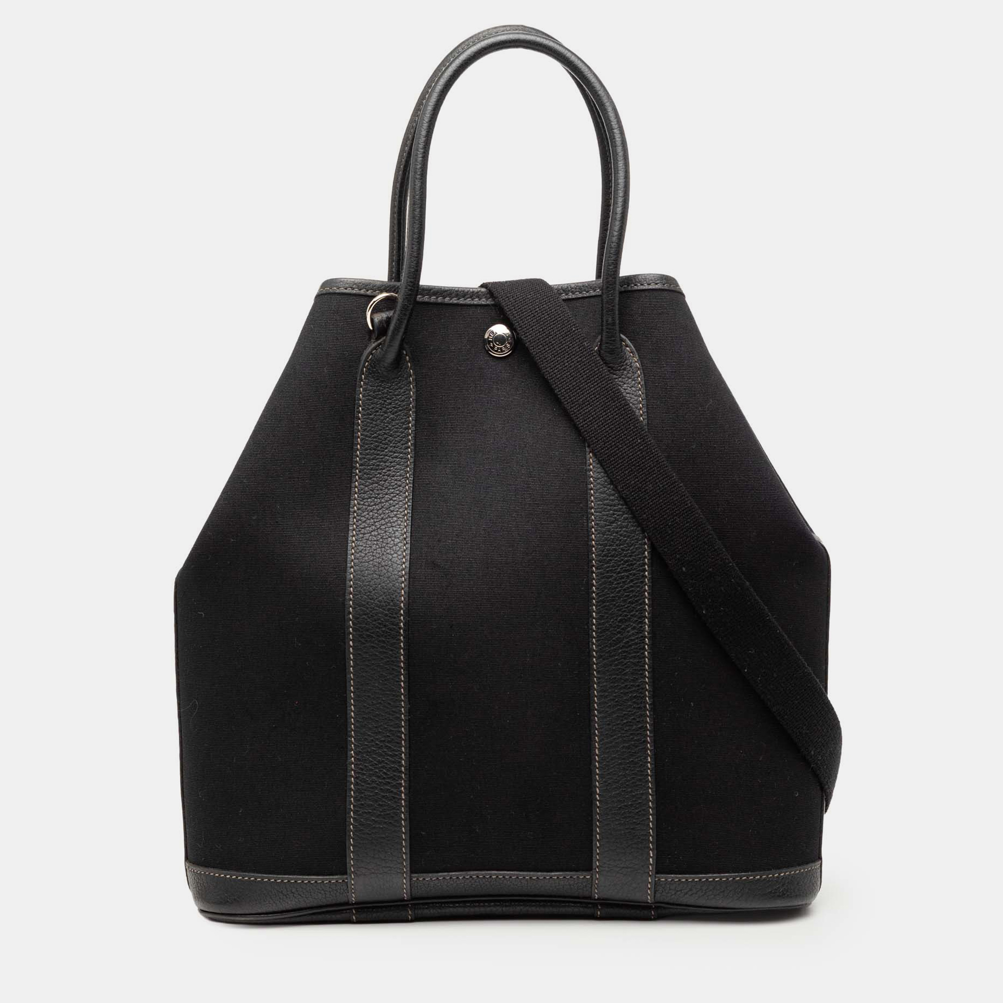 

Hermes Black Toile and Negonda Garden File 28