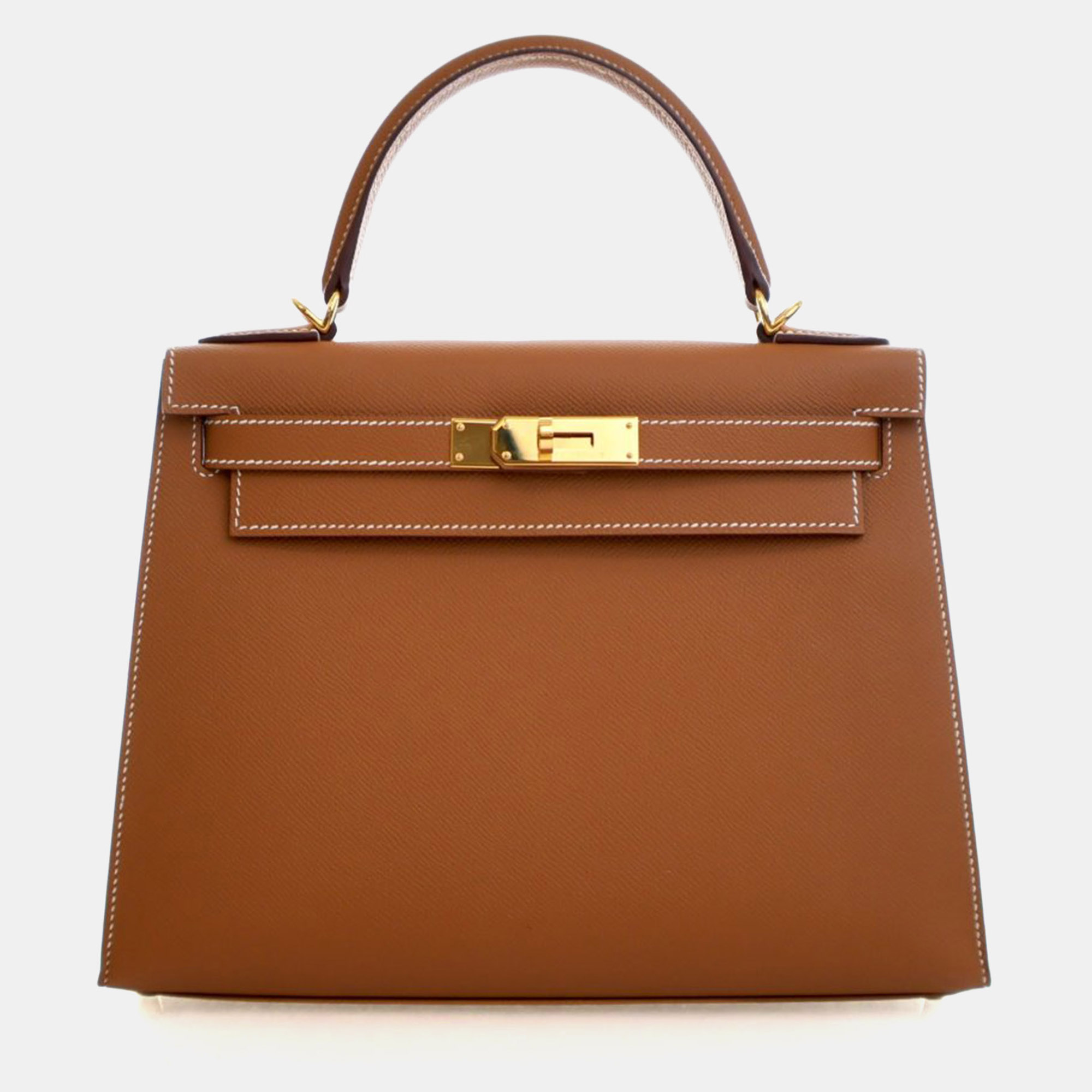 

Hermes Gold Epsom Sellier Kelly 28, Brown