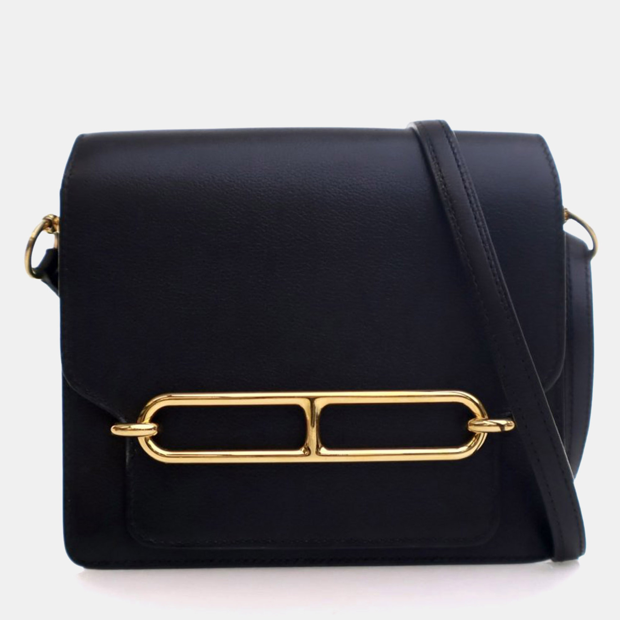 

Hermes Noir Evercolor Mini Roulis 18, Black