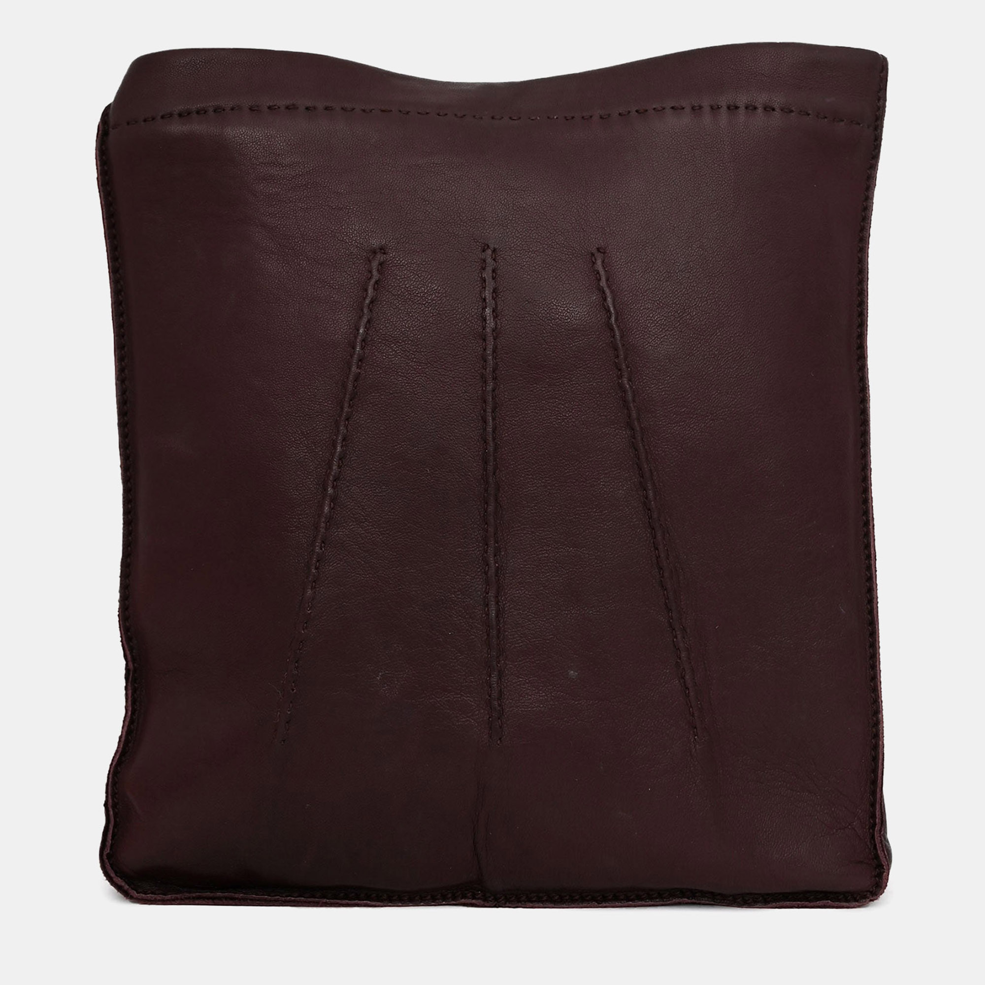 

Hermes Burgundy Leather Toudou Shoulder Bag