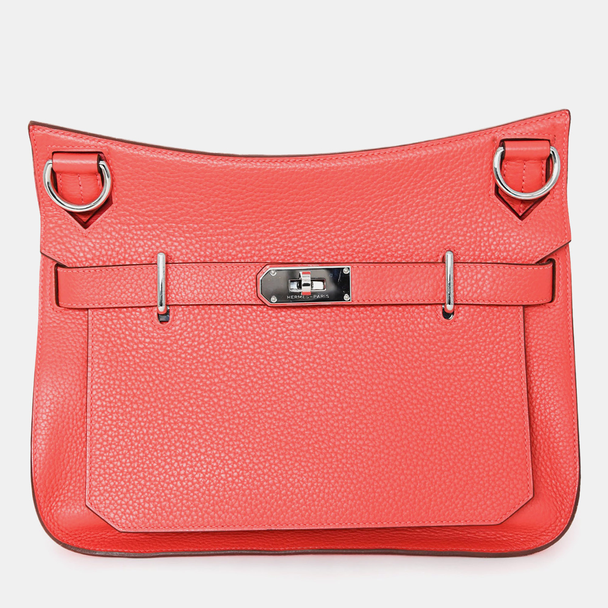 

Hermes 2015 Orange Clemence Leather Jypsiere 31