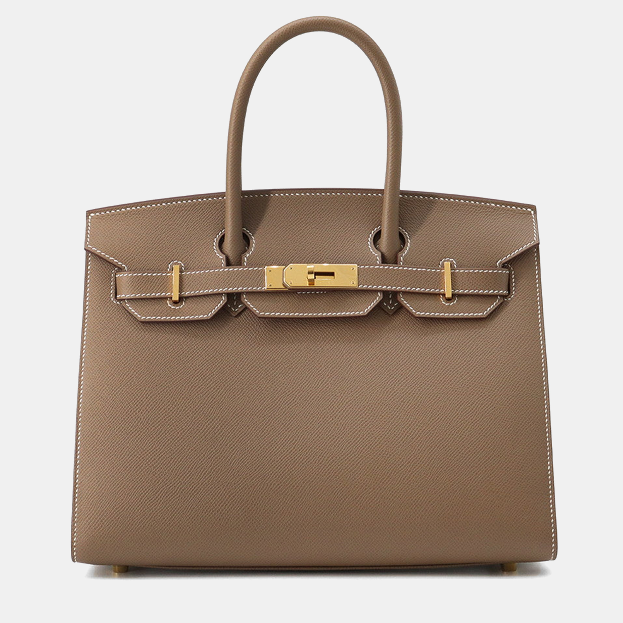

Hermes Birkin Sellier Etoupe Epsom Size, Brown