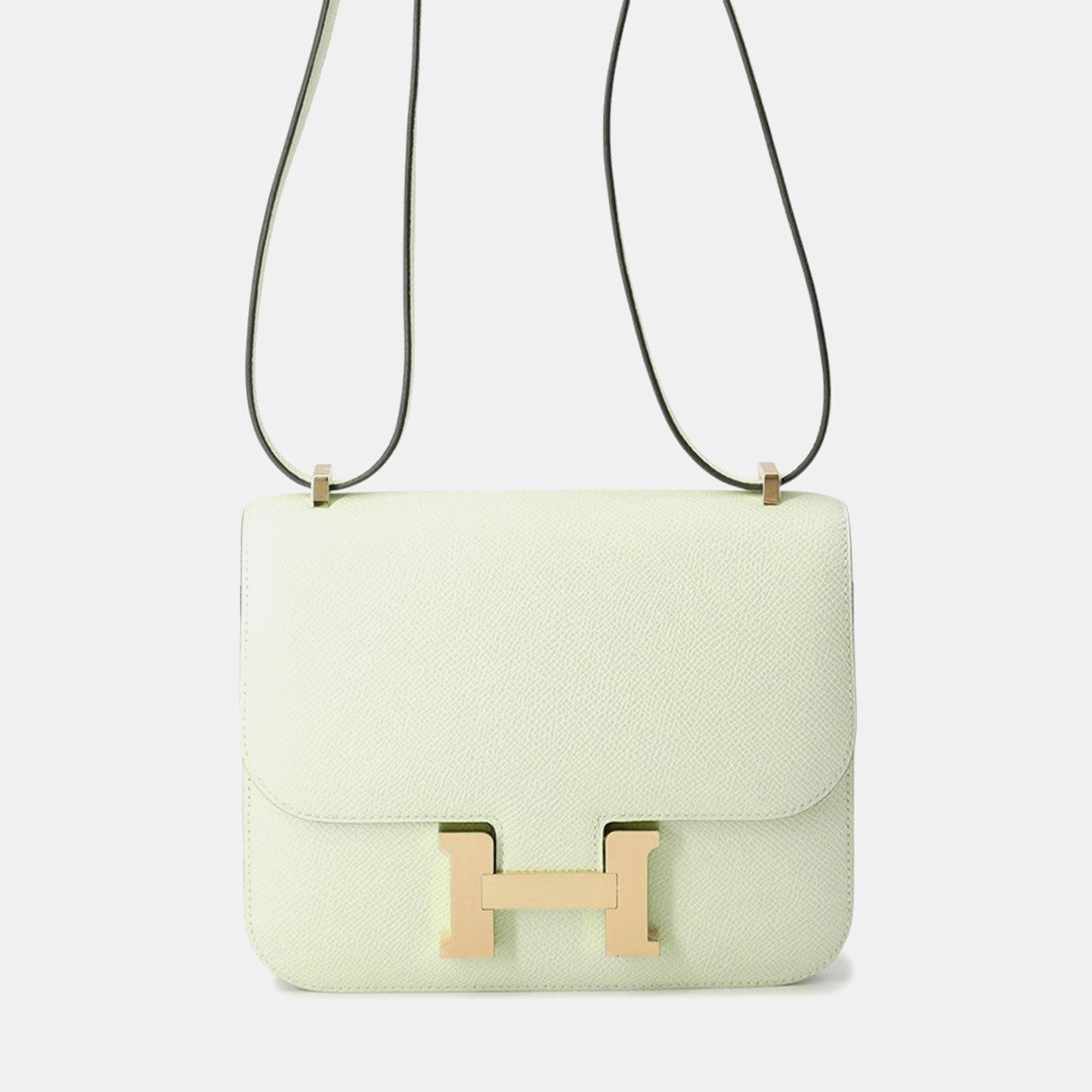 

Hermes Constance3 Miroir Vert Fizz Epsom Size Mini, Yellow