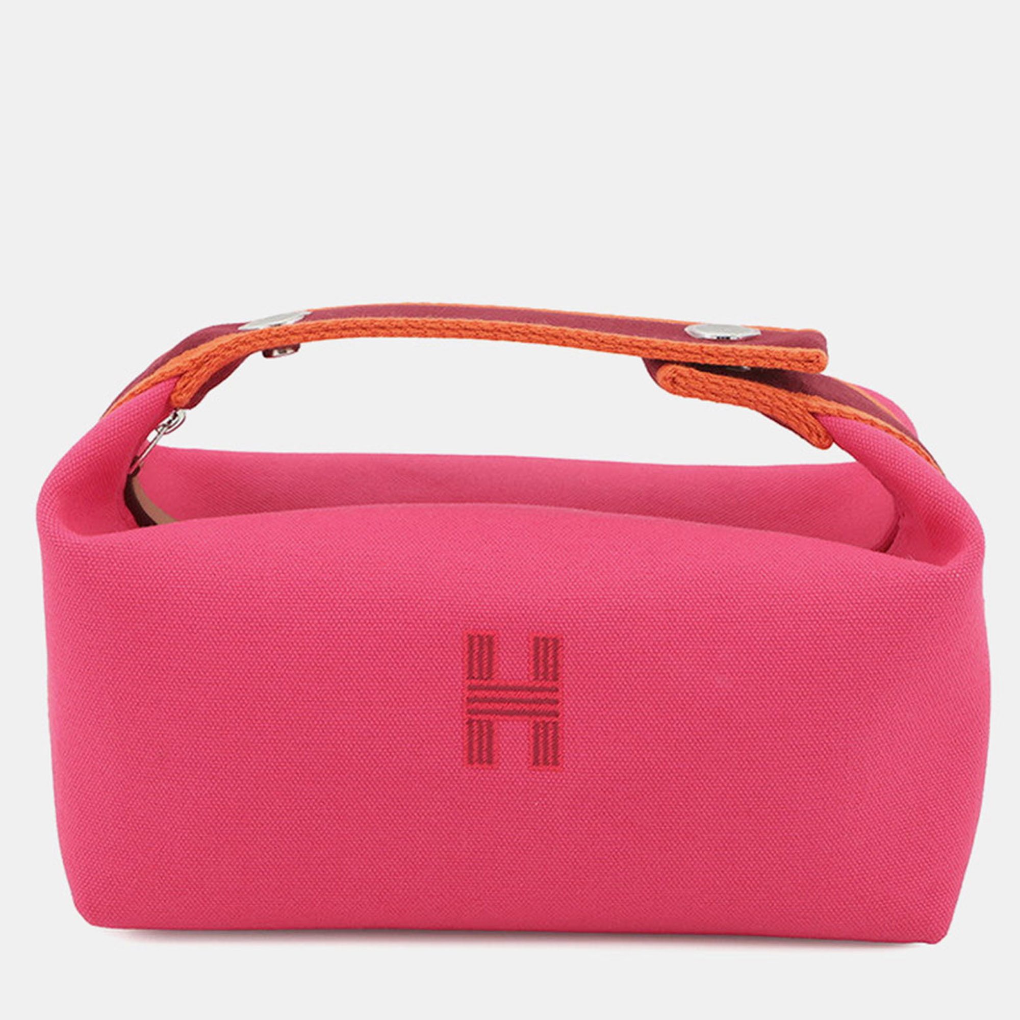 

Hermes Brid A Black Hibiscus Canvas Size Pm, Pink