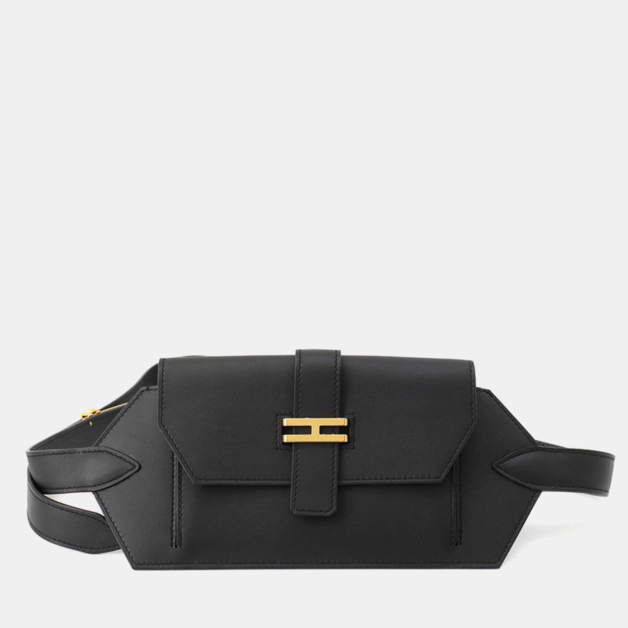 

Hermes Elan Pocket Black Swift Leather