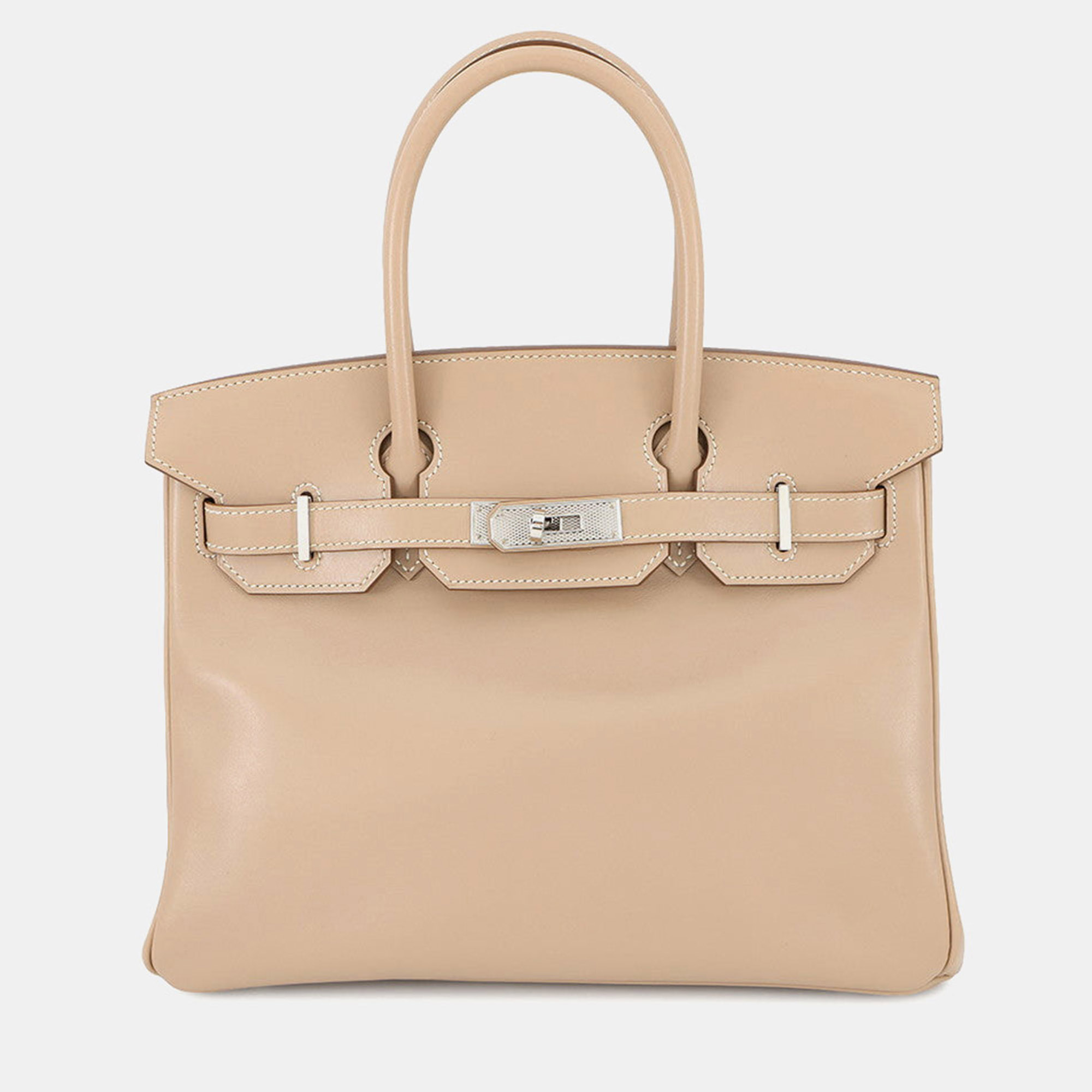 

Hermes Birkin Argile Tadelakt Leather Size, Beige