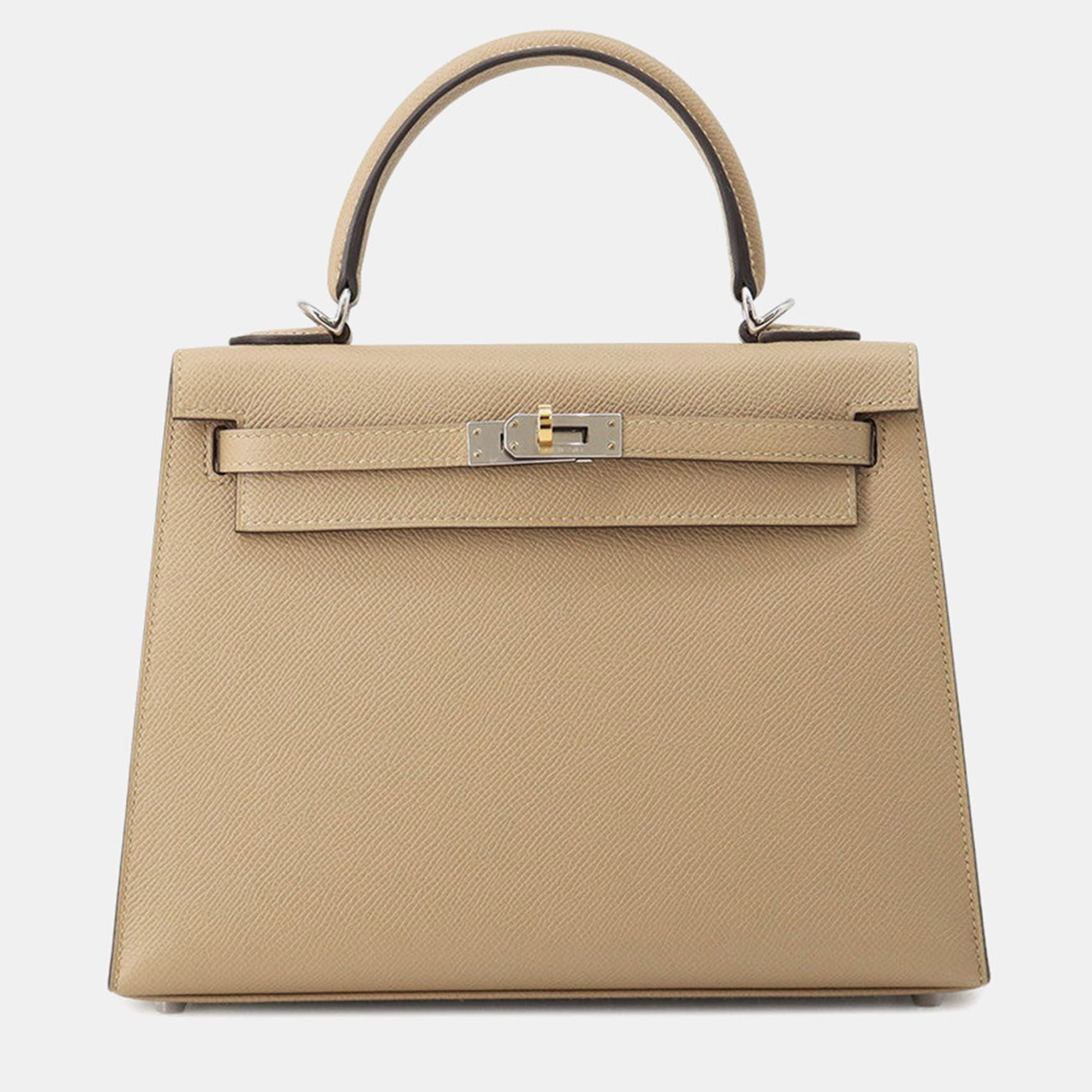 

Hermes Kelly Sellier Poussiere Epsom Size, Beige