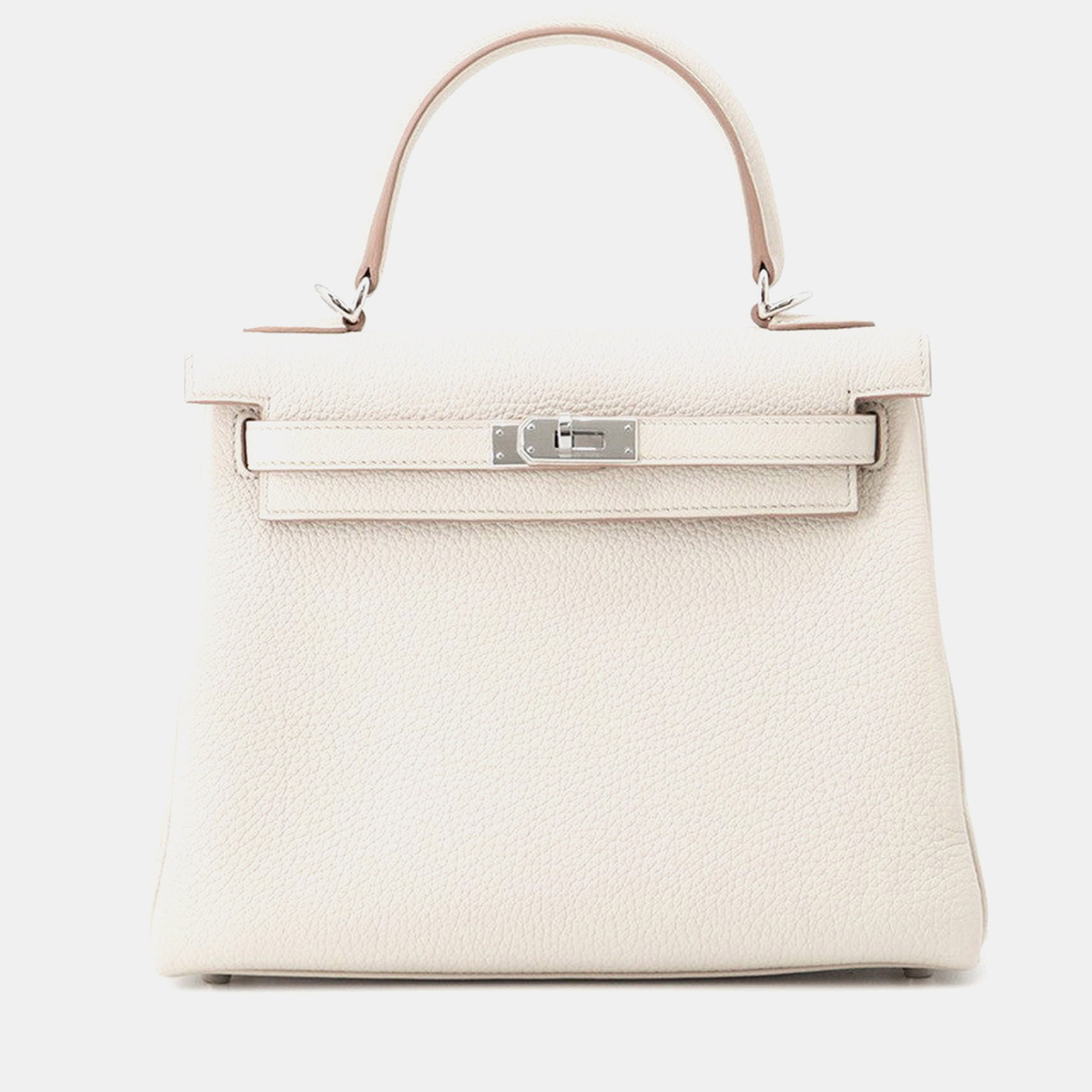 

Hermes Kelly Retourne Beton Togo Leather Size, Cream