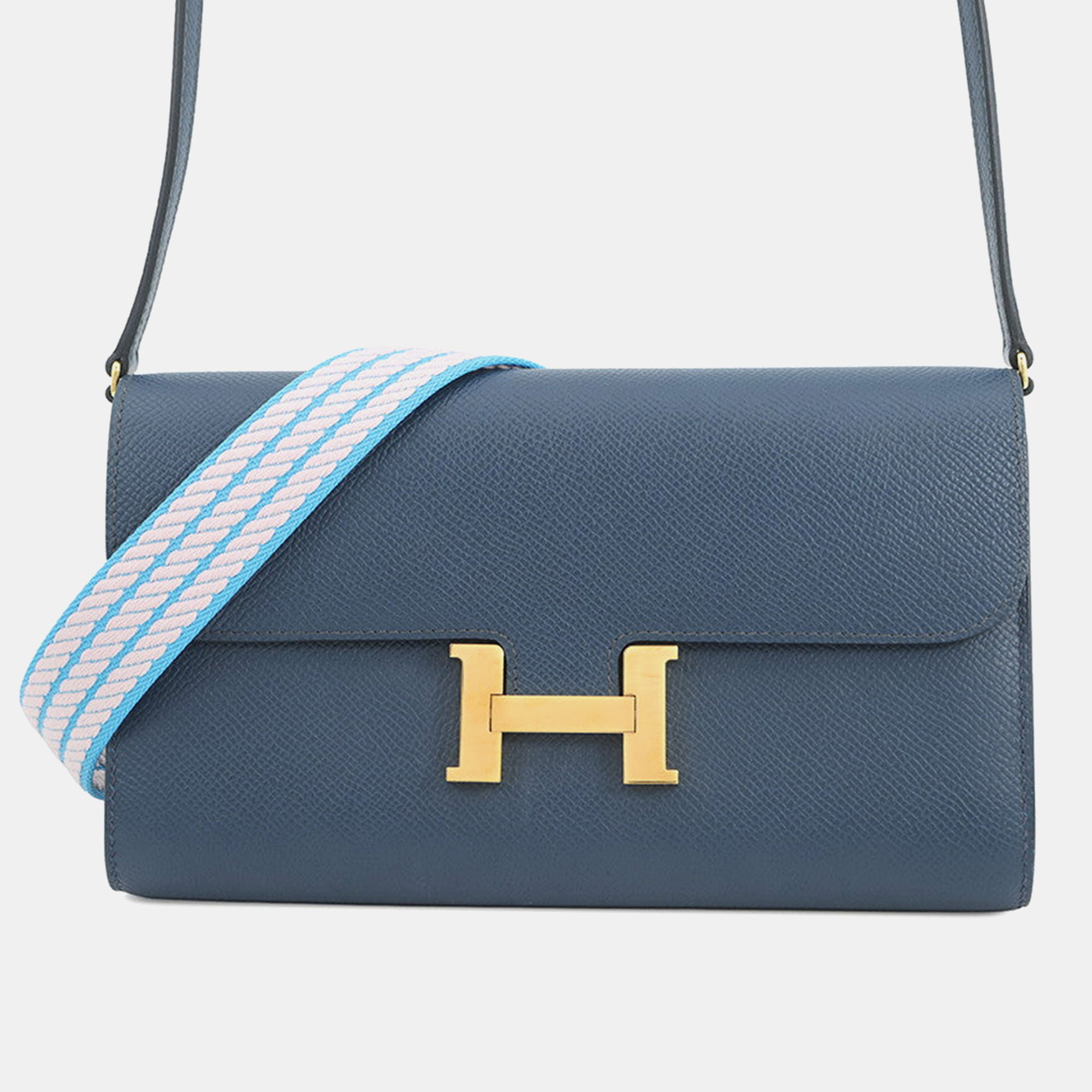 

Hermes Constance To-Go Sangle Cordage Deep Blue Epsom
