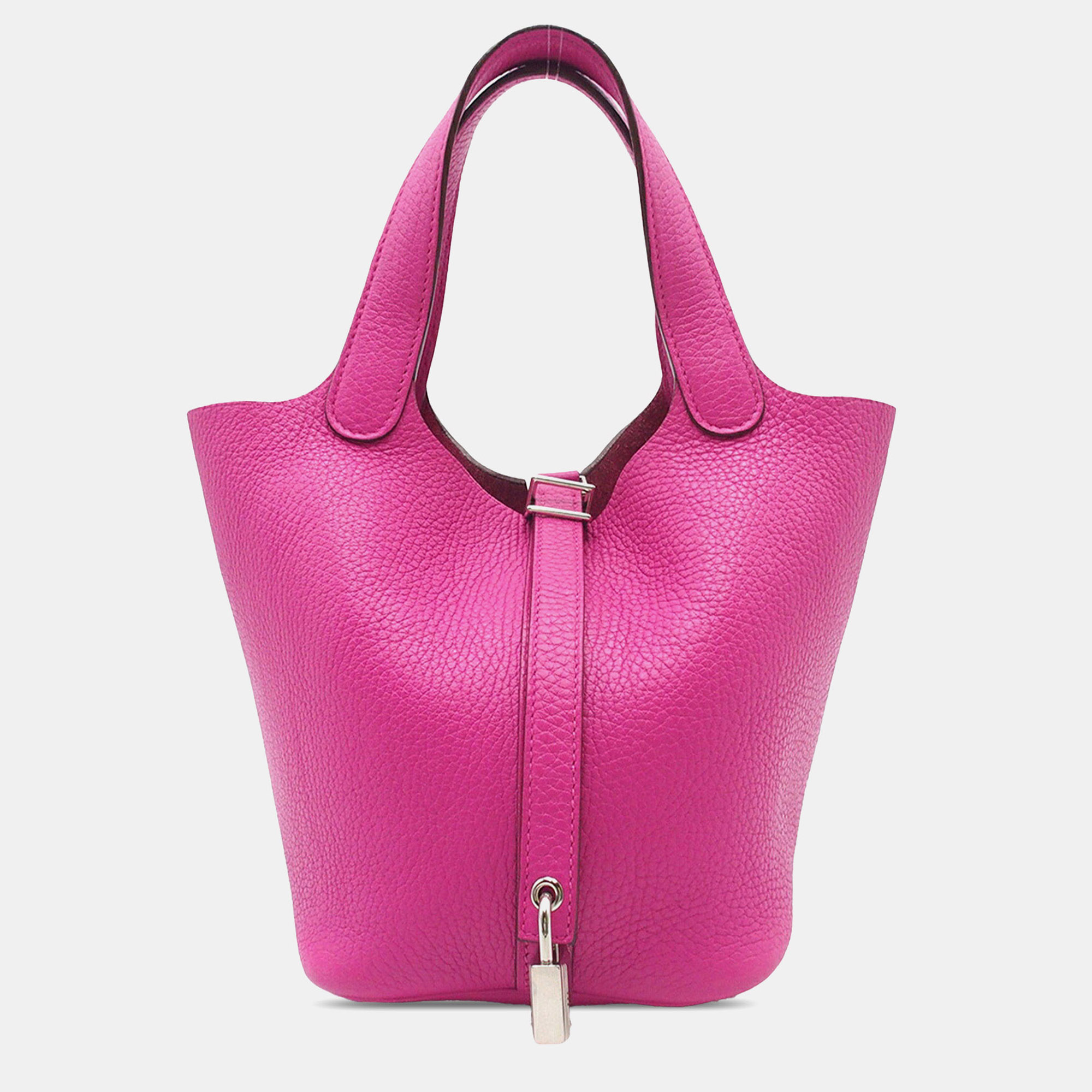 

Hermes Pink Clemence Picotin Lock 18