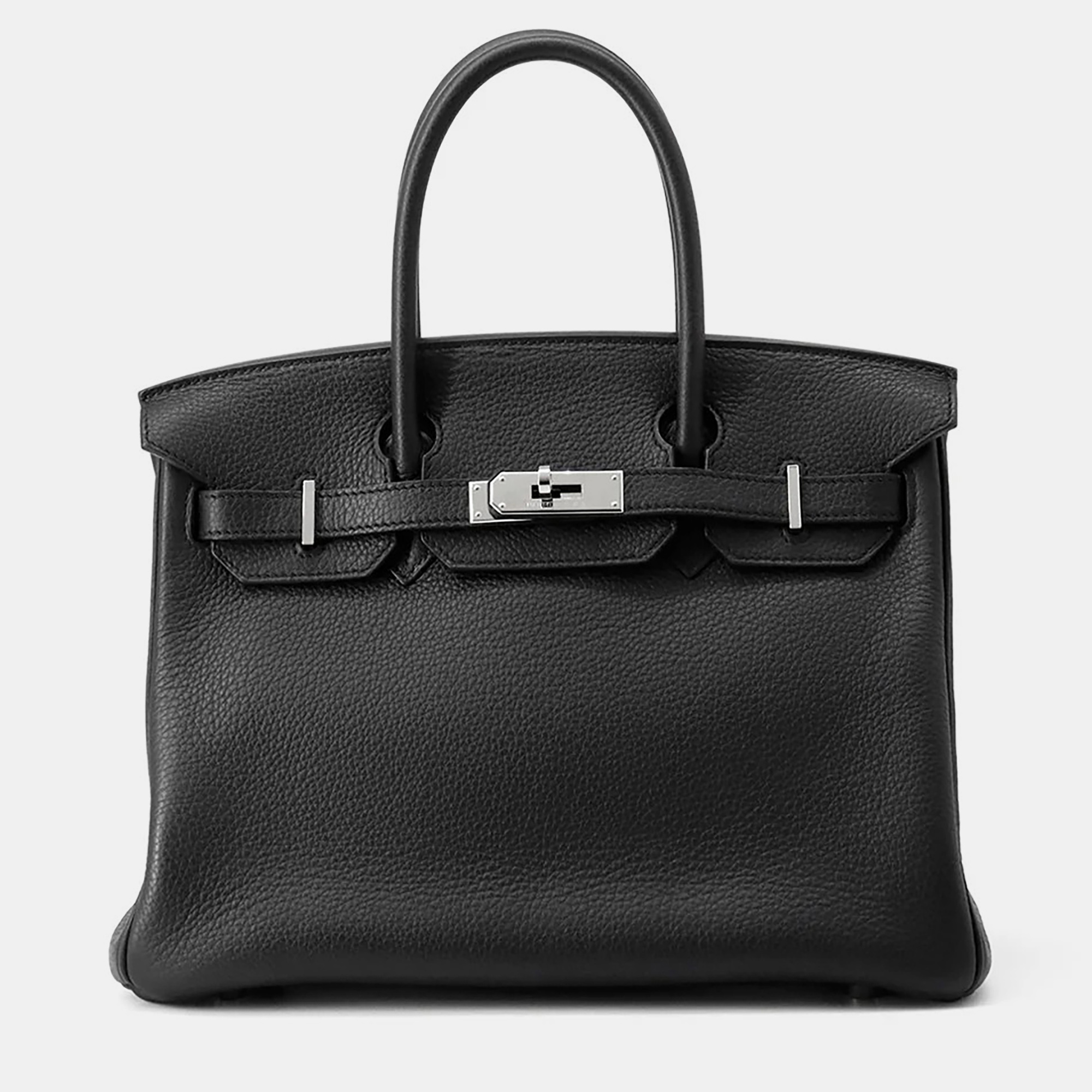 

Hermes Birkin Black Taurillon Clemence Size