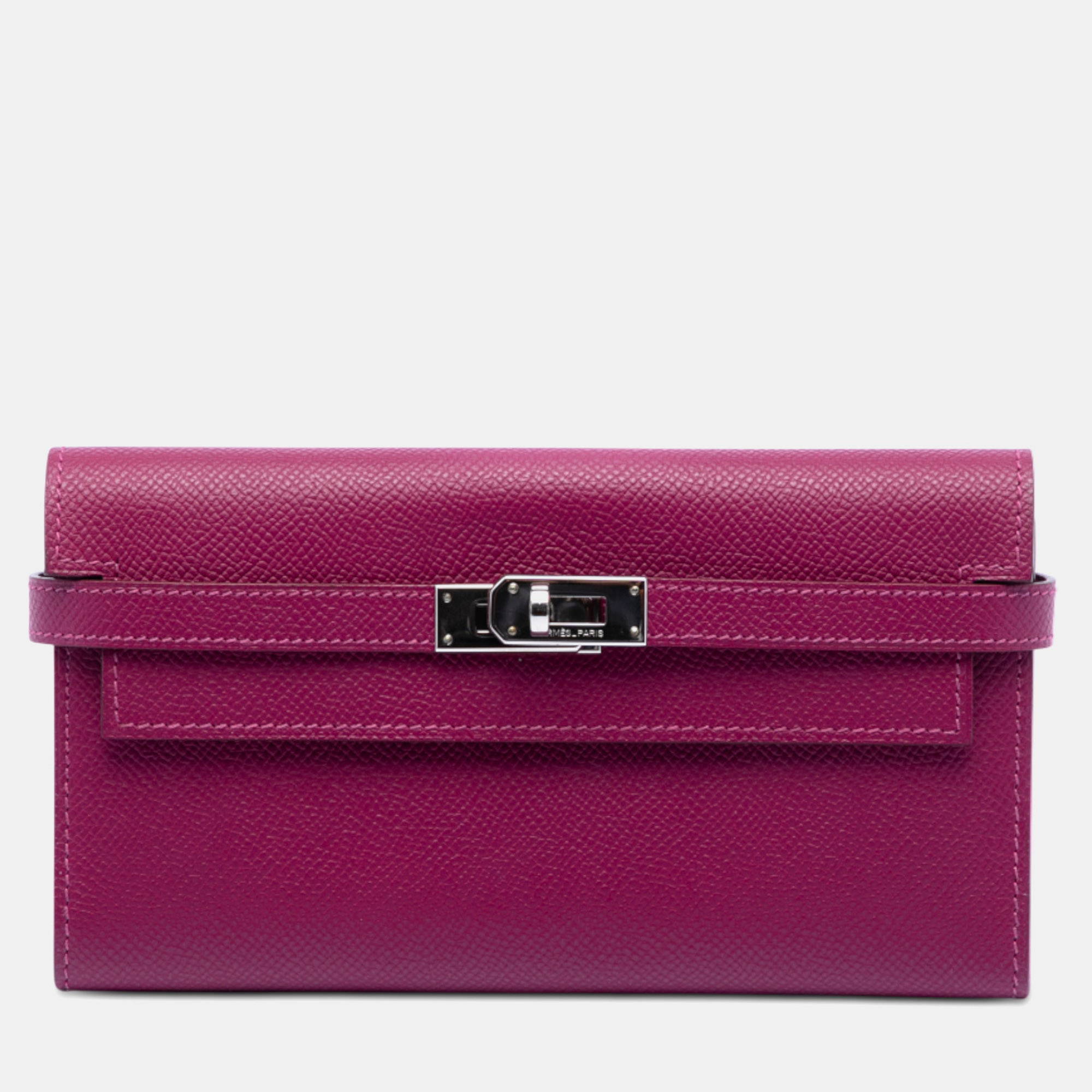 

Hermes Purple Epsom Kelly Longue Wallet