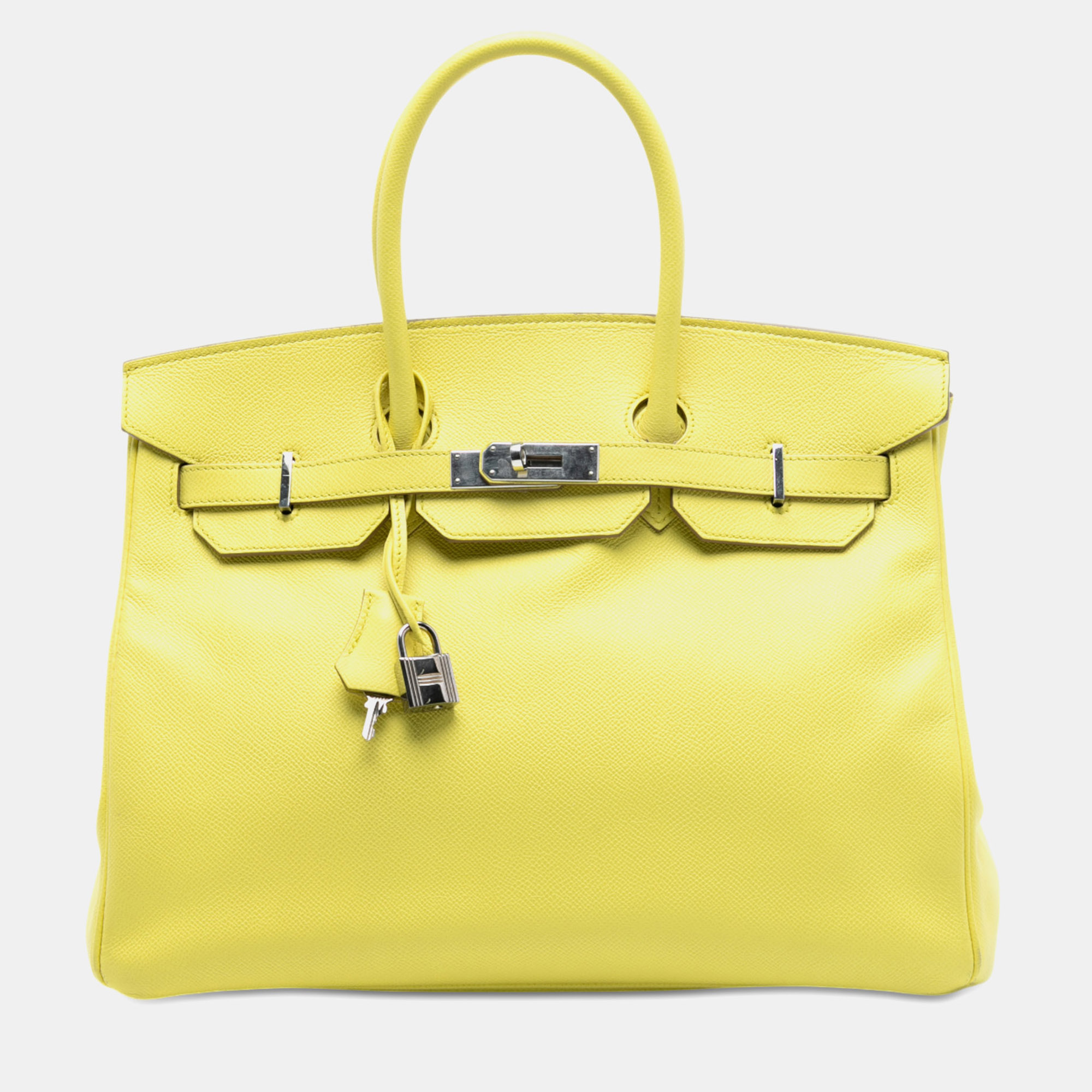 

Hermes Yellow Epsom Birkin Retourne 35
