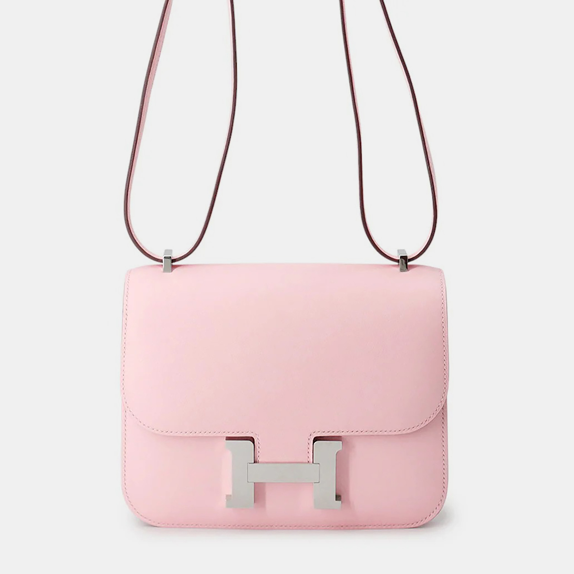 

Hermes Constance3 Miroir Rose Sakura Swift Leather Size Mini, Pink