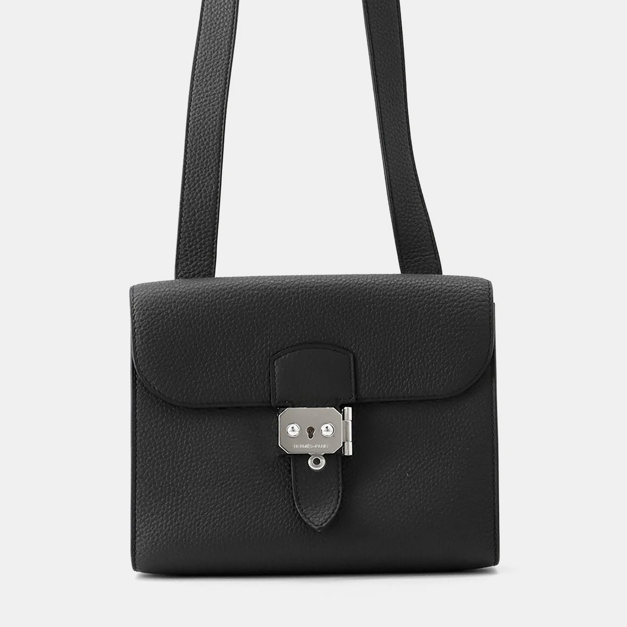 

Hermes Sac A Depeches Black Togo Leather Size