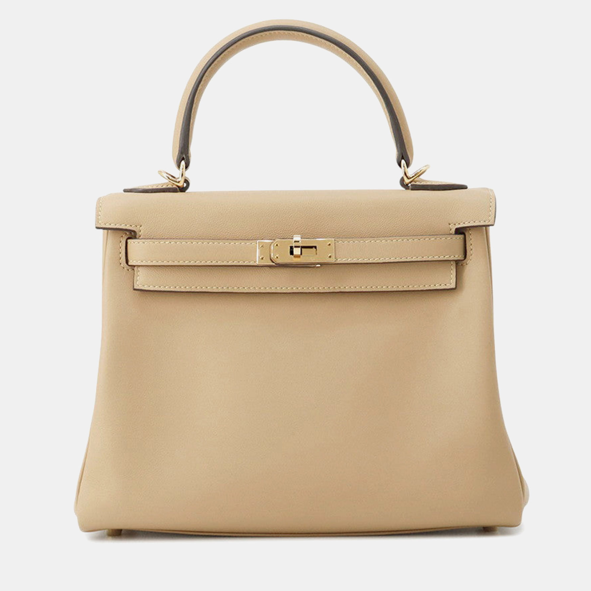 

Hermes Kelly Retourne Poussiere Swift Leather Size, Brown