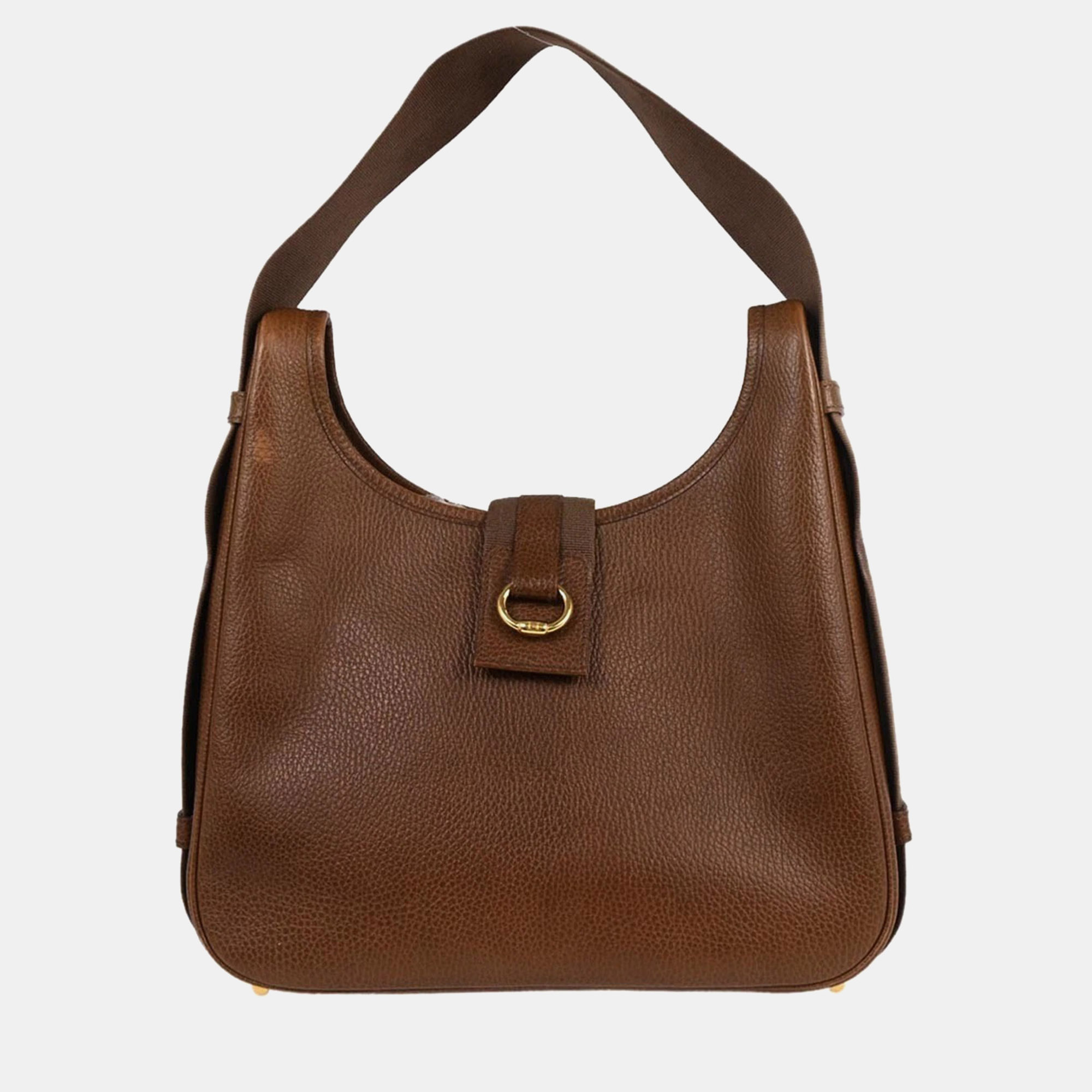 

Hermes Tsako 30 Brown Courchevel Leather Shoulder Bag
