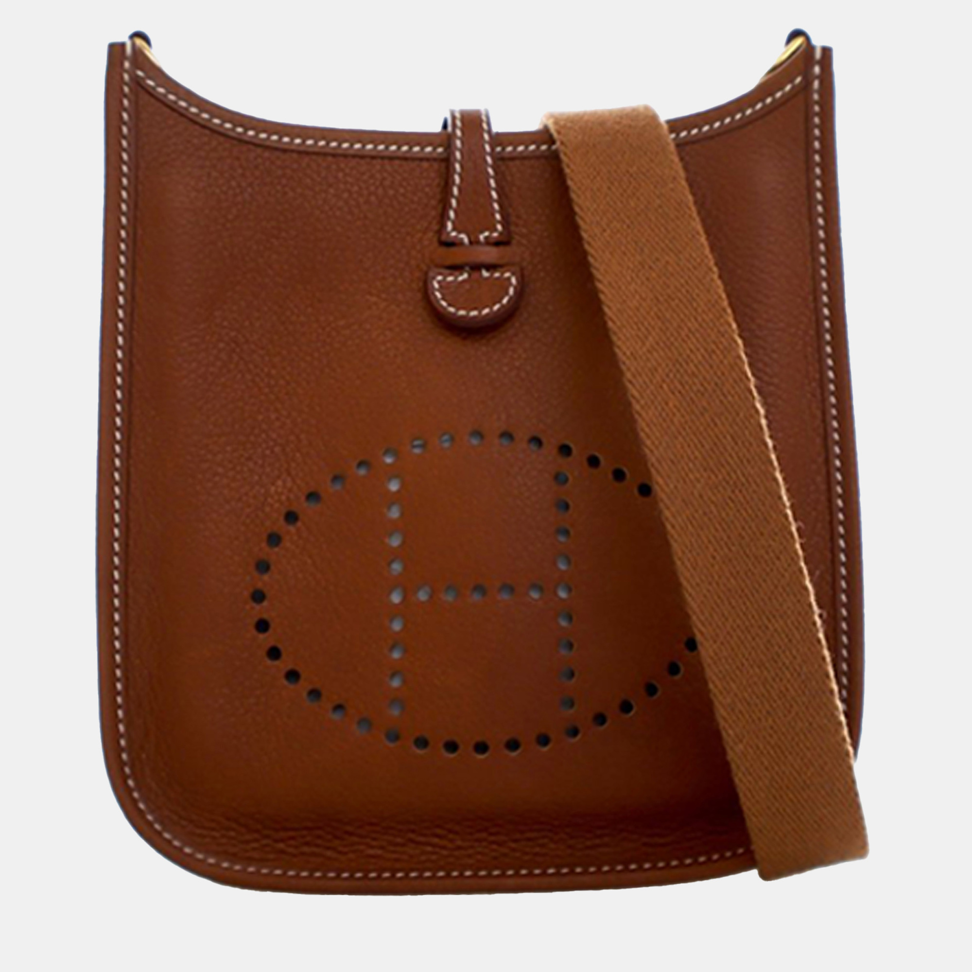 

Hermes Brown Barenia Evelyne TPM 16