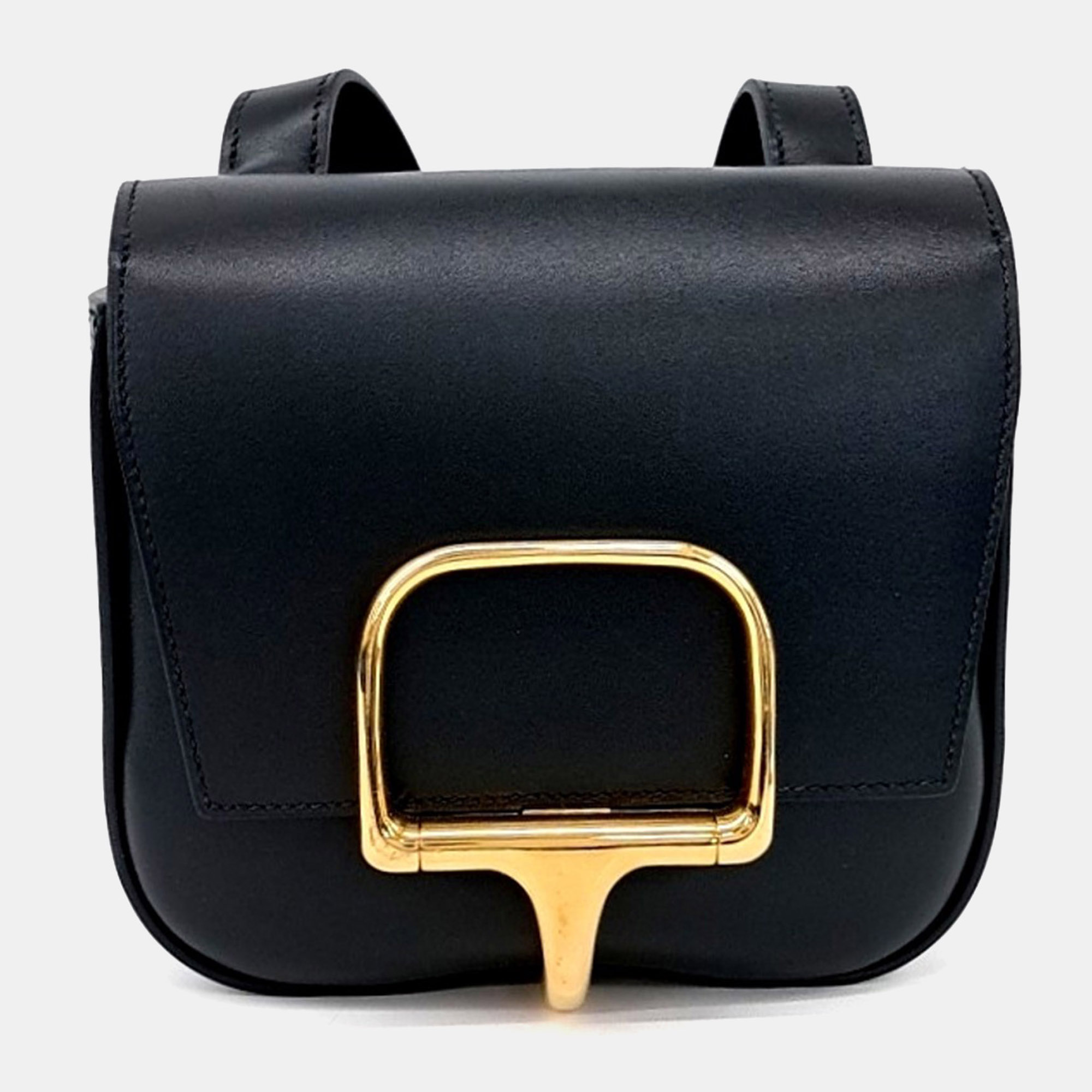 

Hermes Black Leather della Cavalleria Mini