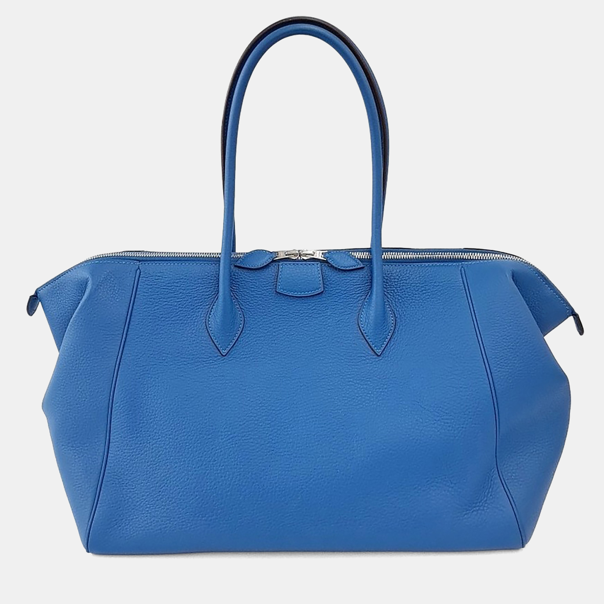 

Hermes Blue Leather Paris Bombay 37