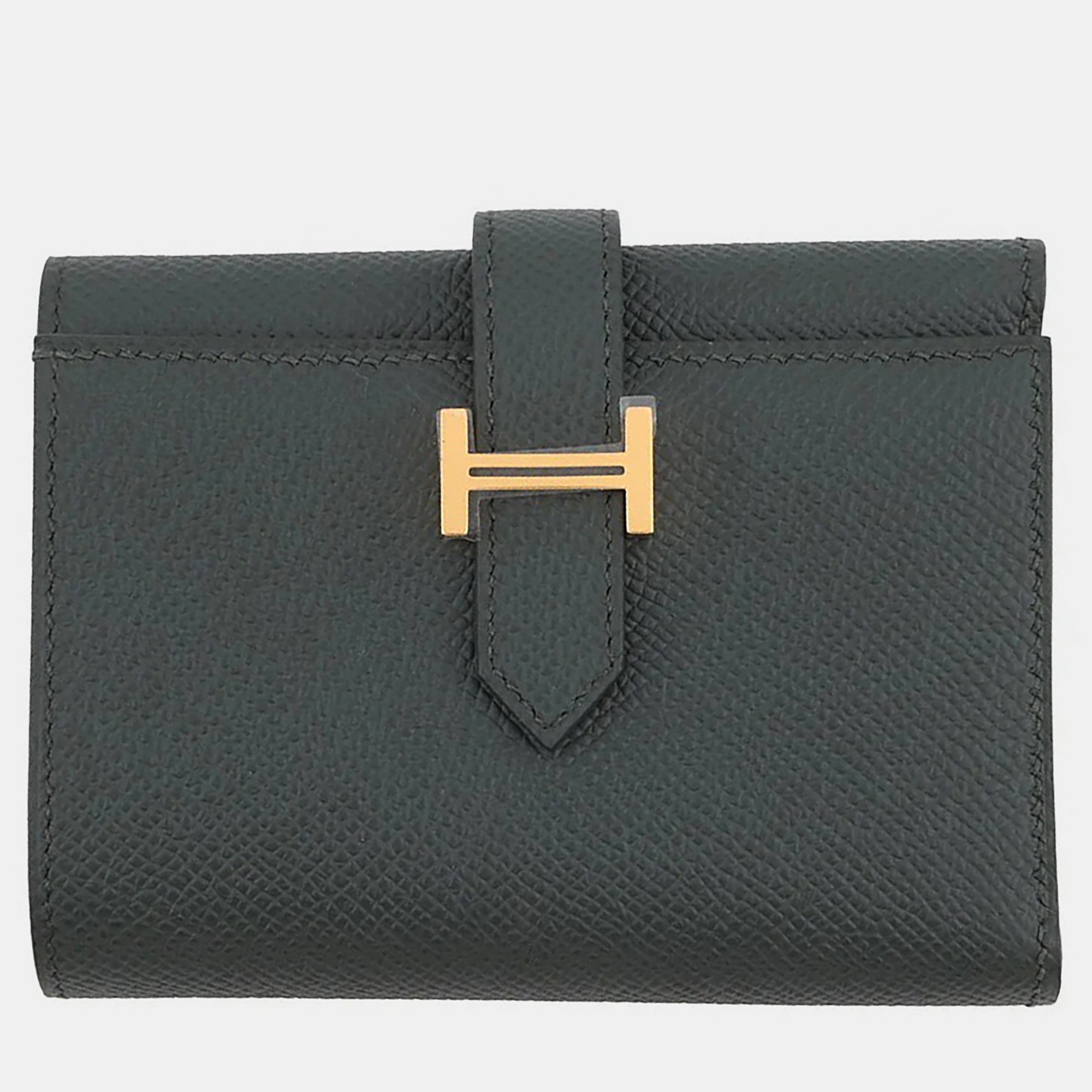 

Hermes Bearn Combine Vert Fonce Epsom, Green