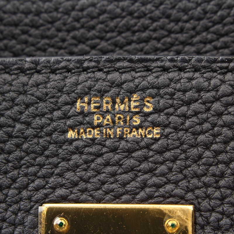Hermes Birkin 30 Chocolat Clemence Gold Hardware #J - Vendome Monte Carlo
