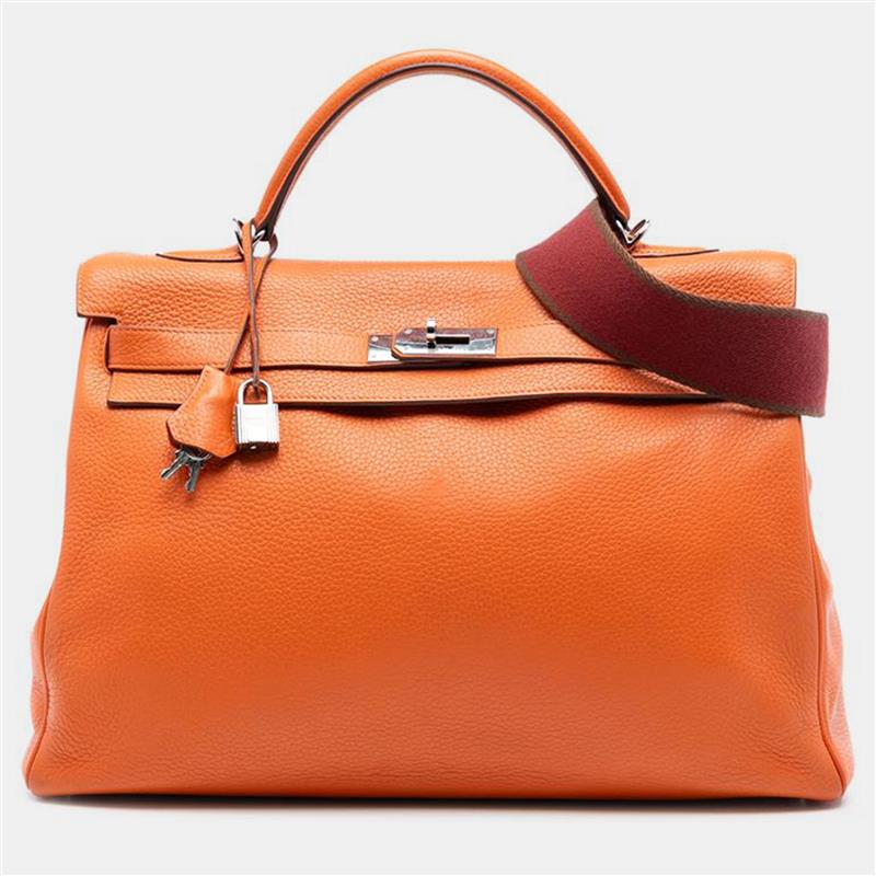 

Hermes Orange Togo Kelly II Retourne 40