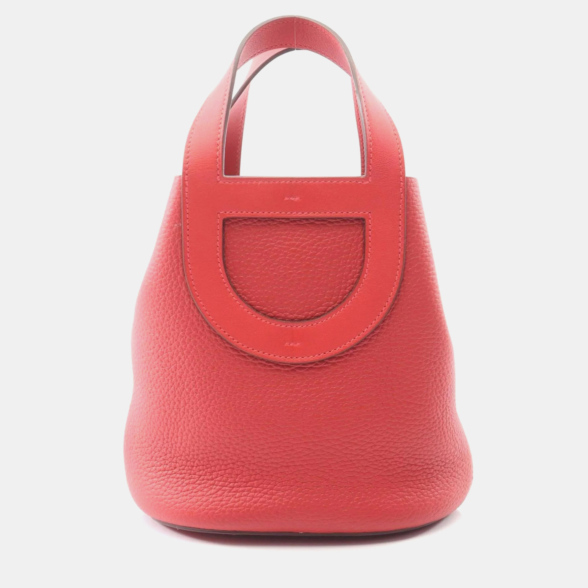 

Hermes In The Loop 18 Red Taurillon Clemence Leather Shoulder Bag