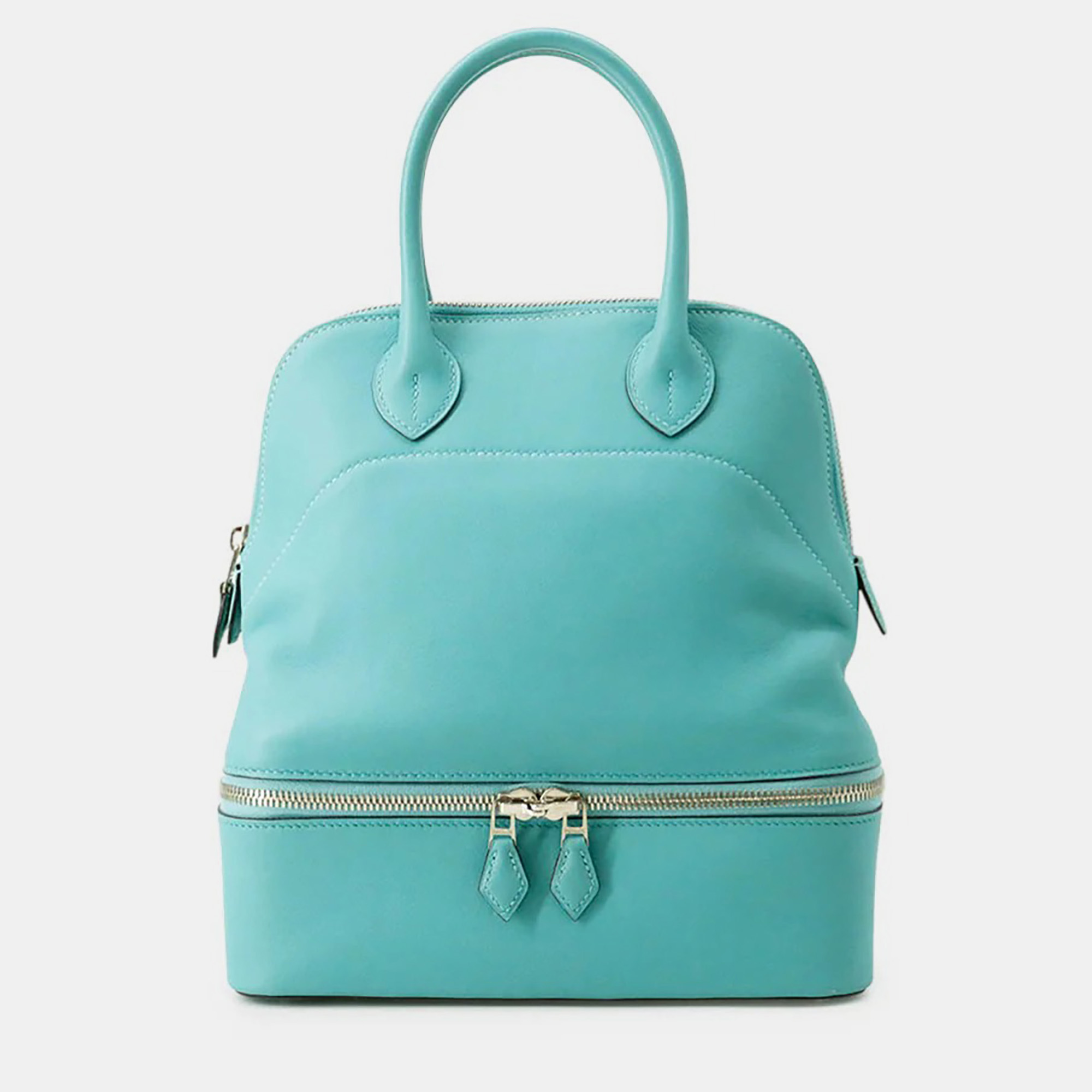 

Hermes Bolide Sucre Blue Atoll Swift Leather