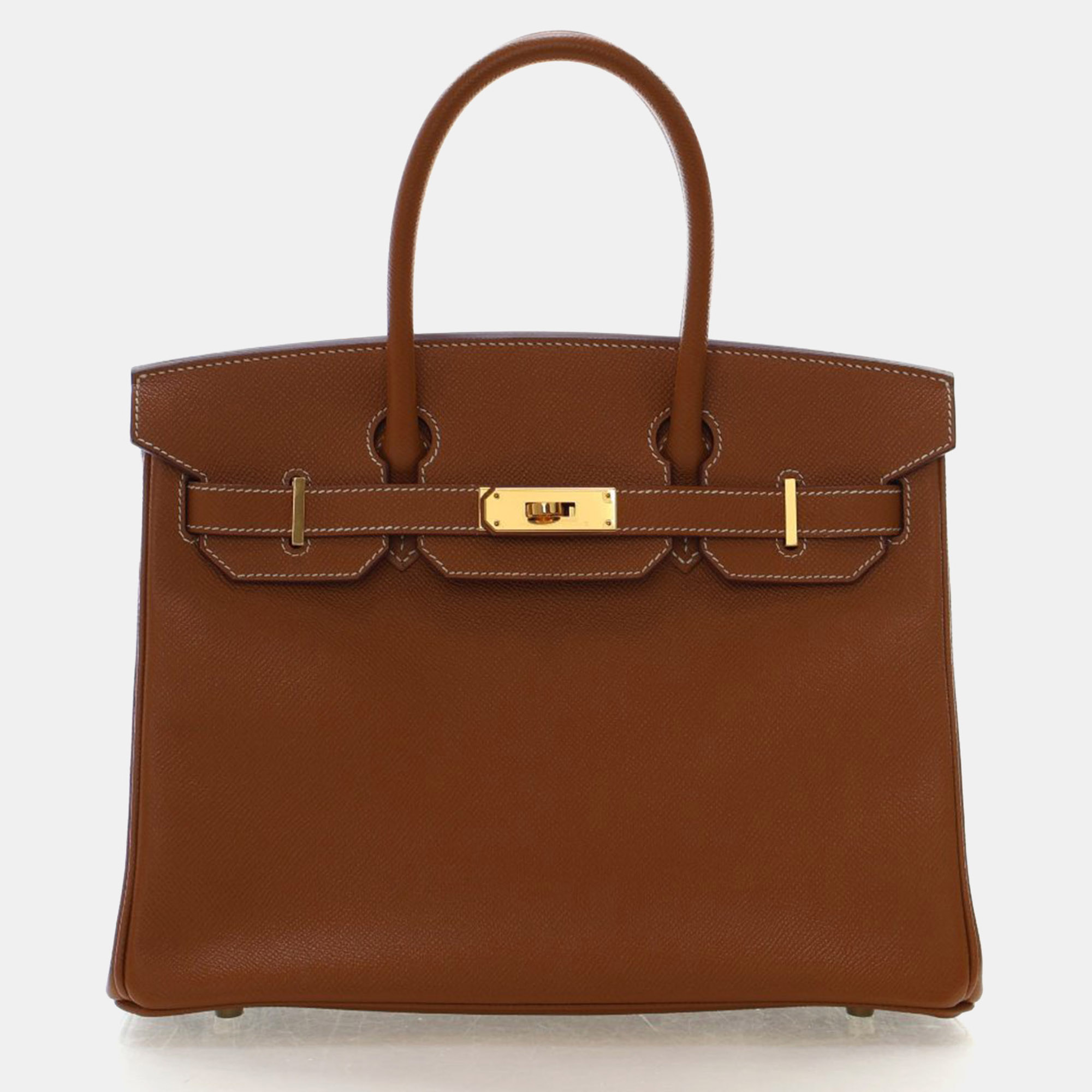 

Hermes Gold Epsom Birkin 30, Brown