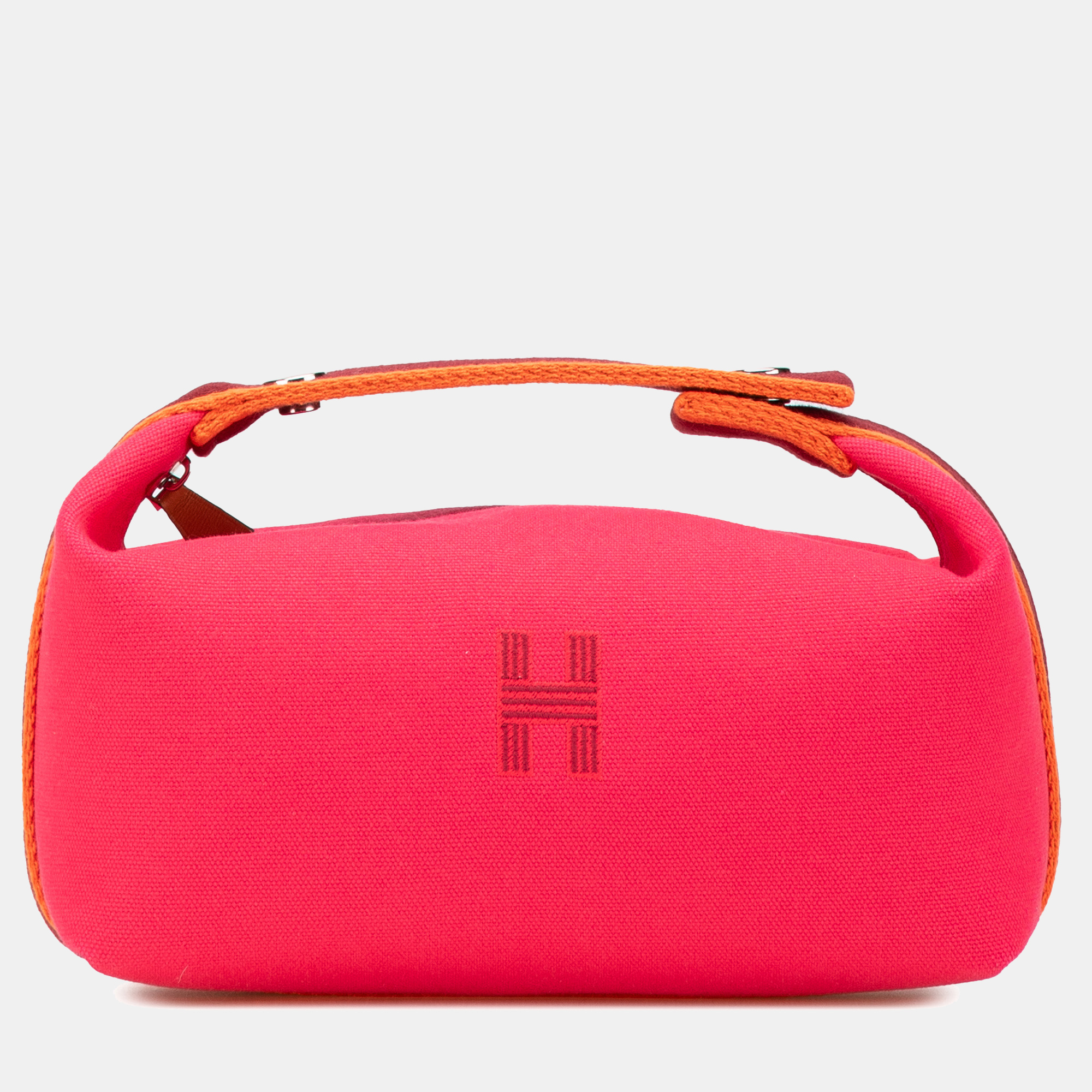

Hermes Pink Red Small Toile Bride A Brac Case