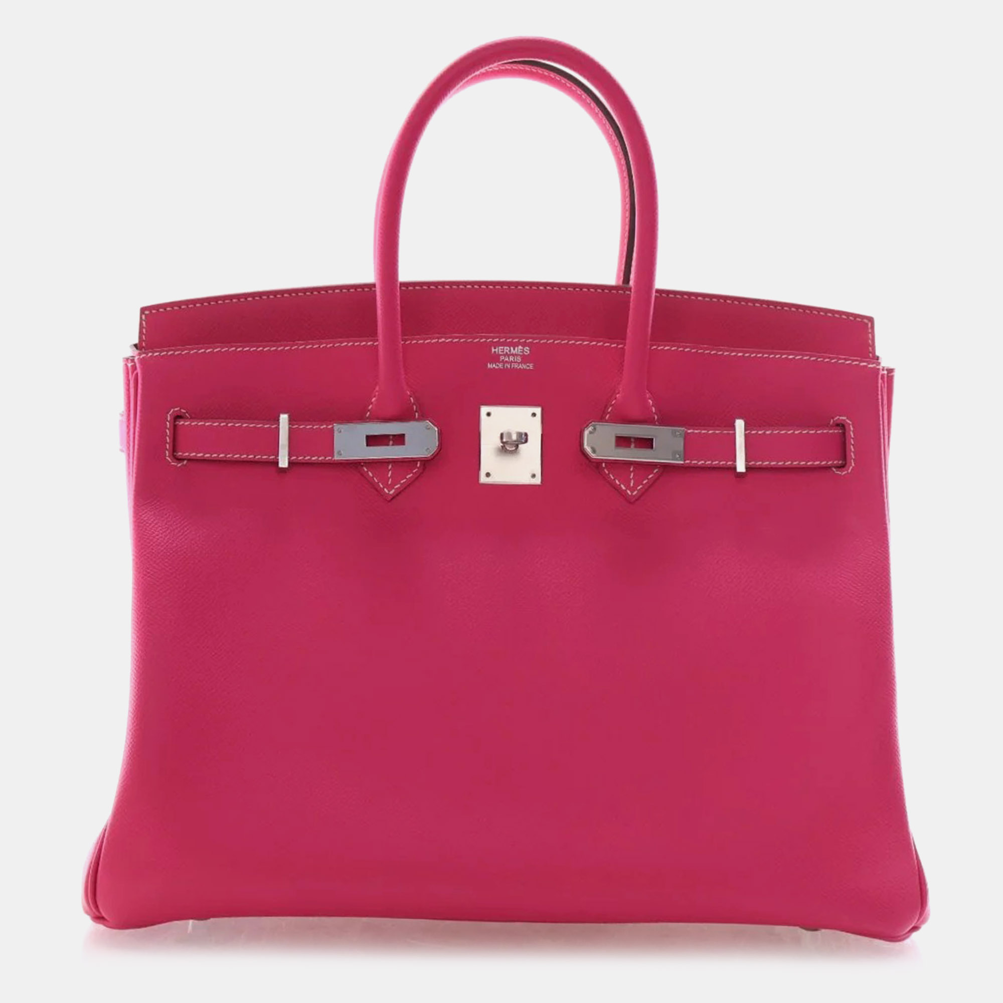 

Hermes Rose Tyrien Birkin Epsom 35 PHW, Pink