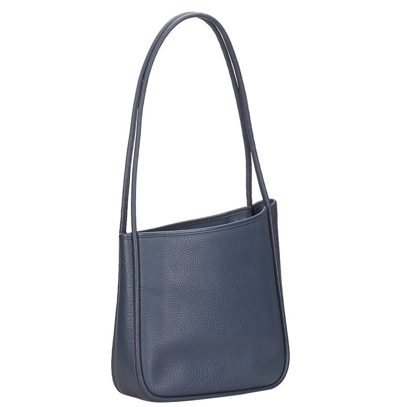 

Hermes Blue Leather Nami Shoulder Bag
