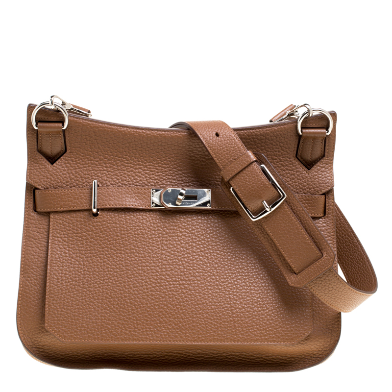 Hermes Gold Clemence Leather Jypsiere 