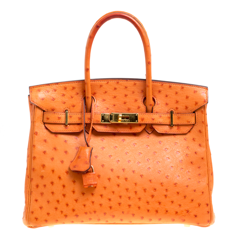 hermes birkin orange ostrich price