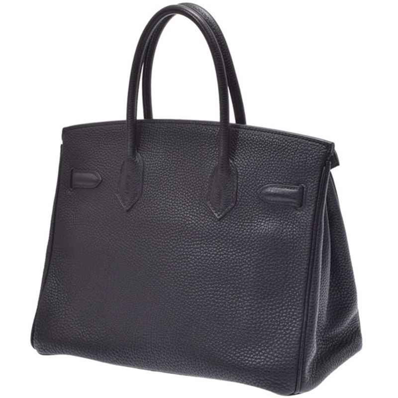 

Hermes Noir Togo Leather Palladium Hardware Birkin 30 Bag, Black